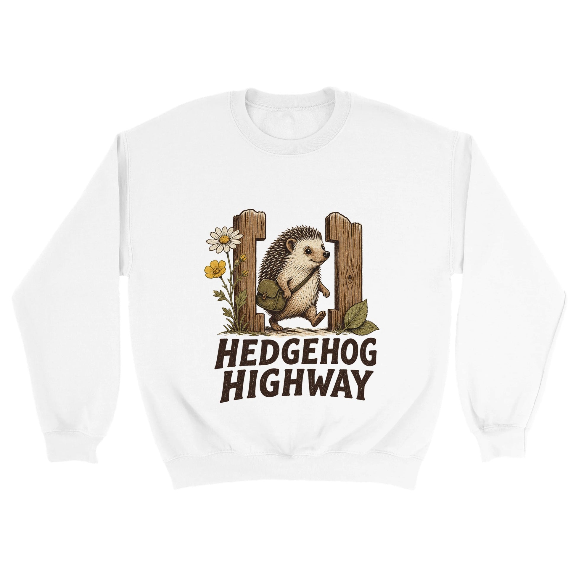 Hedgehog Highway Garden Graphic Sweatshirt — product view 6