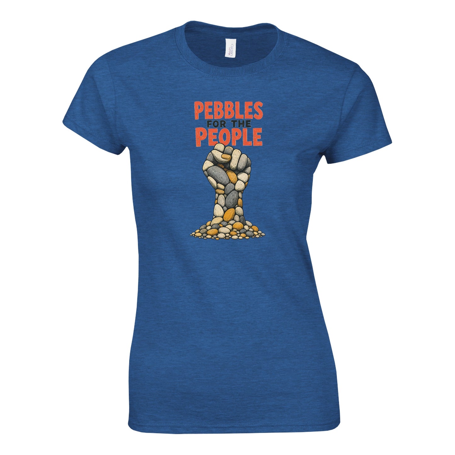 Pebbles for the People Graphic Women's T-shirt — product view 5