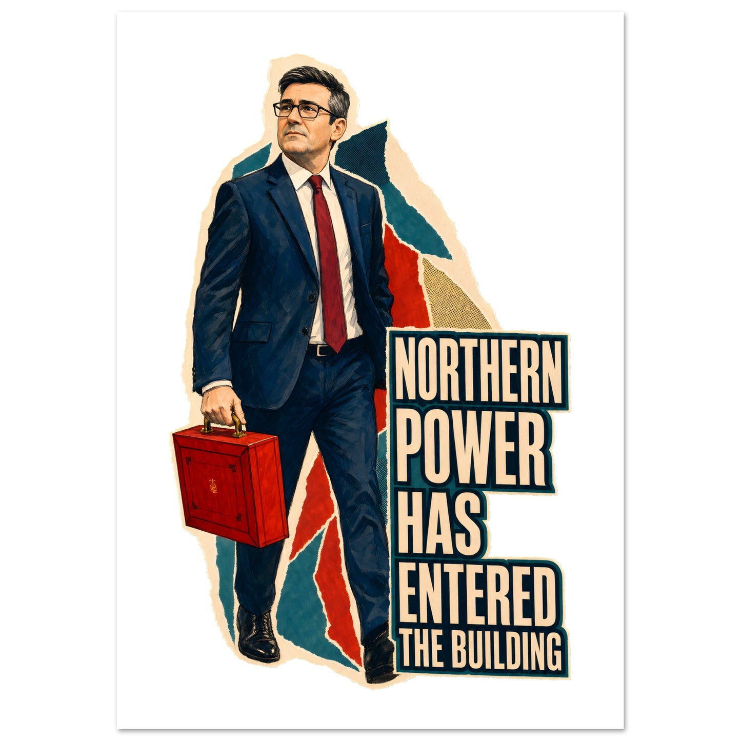 Northern Power Has Entered the Building Tote Bag Poster — product view 2