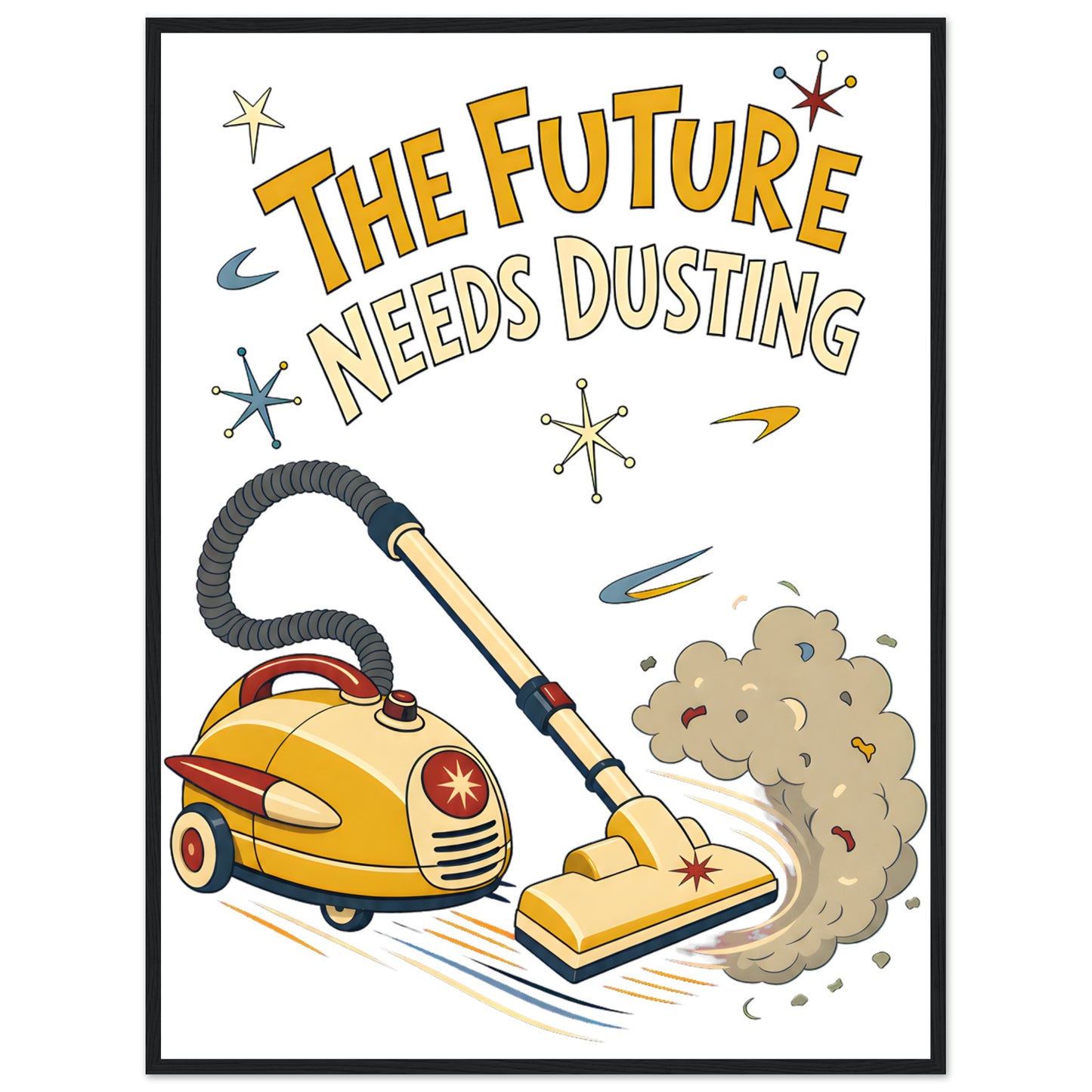 The Future Needs Dusting Framed Wall Art — product view 8