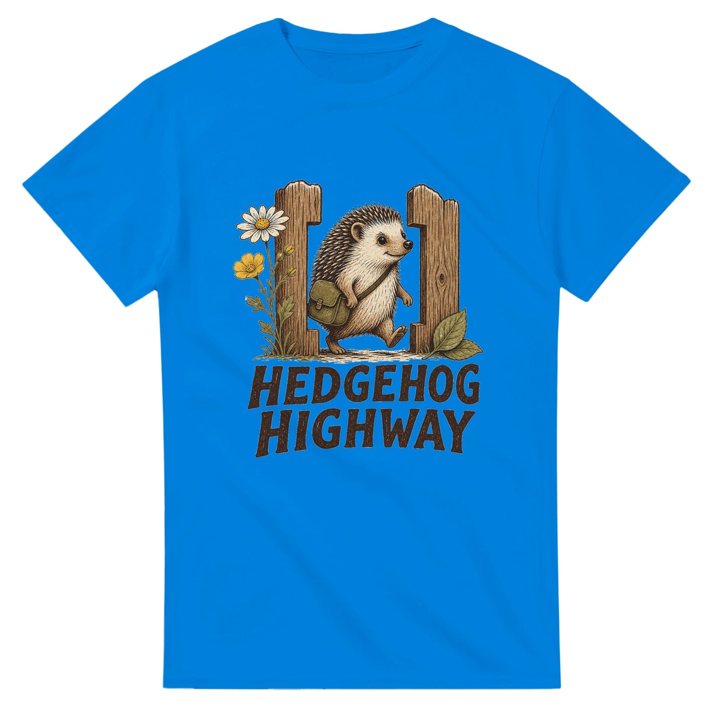 Hedgehog Highway Garden Graphic T-shirt — product view 2