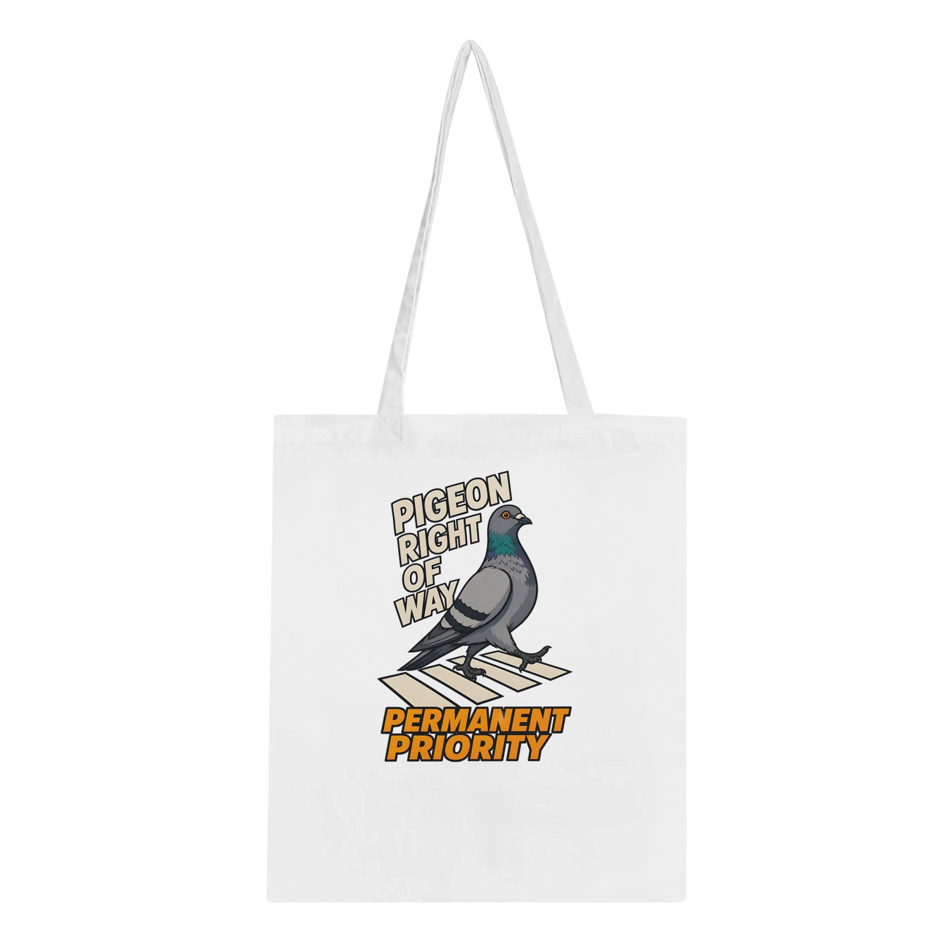 Pigeon Right of Way Tote Bag — product view 1