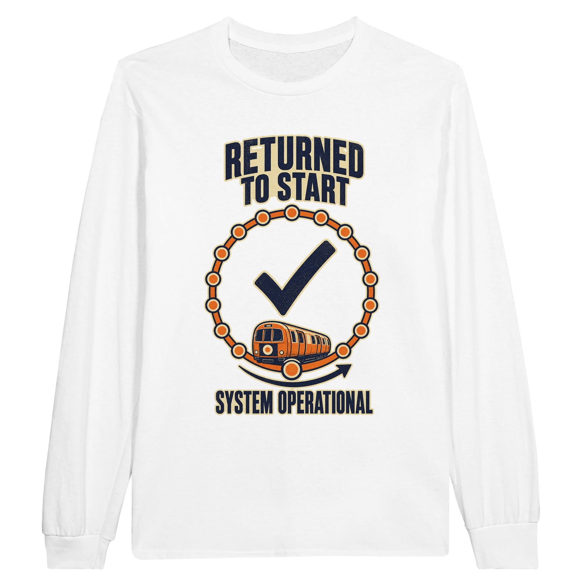 Glasgow Subway: System Operational Long-Sleeve T-shirt — product view 1