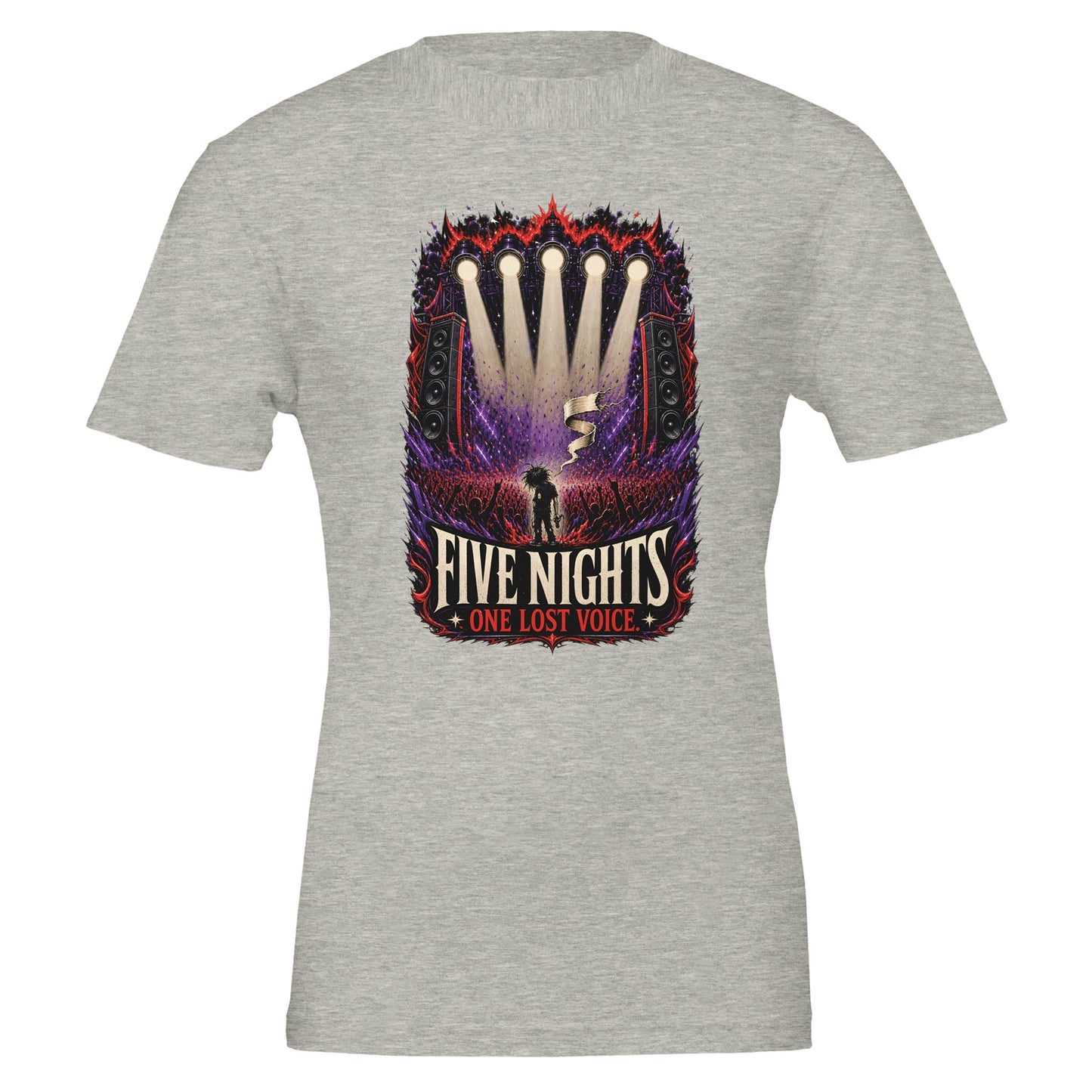Five Nights, One Lost Voice T-shirt — product view 4