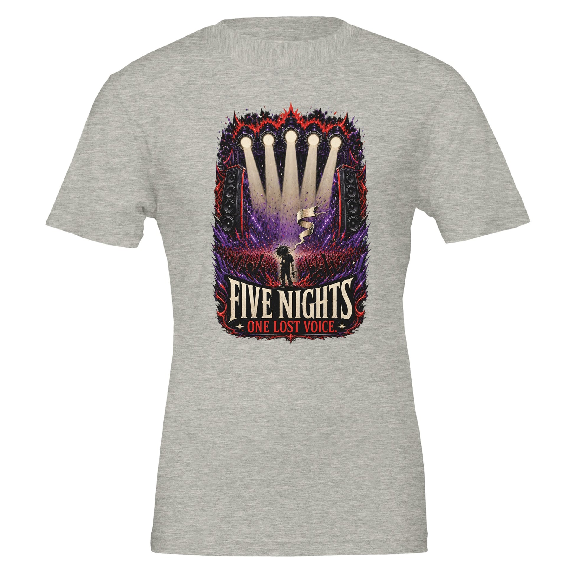 Five Nights, One Lost Voice T-shirt — product view 4