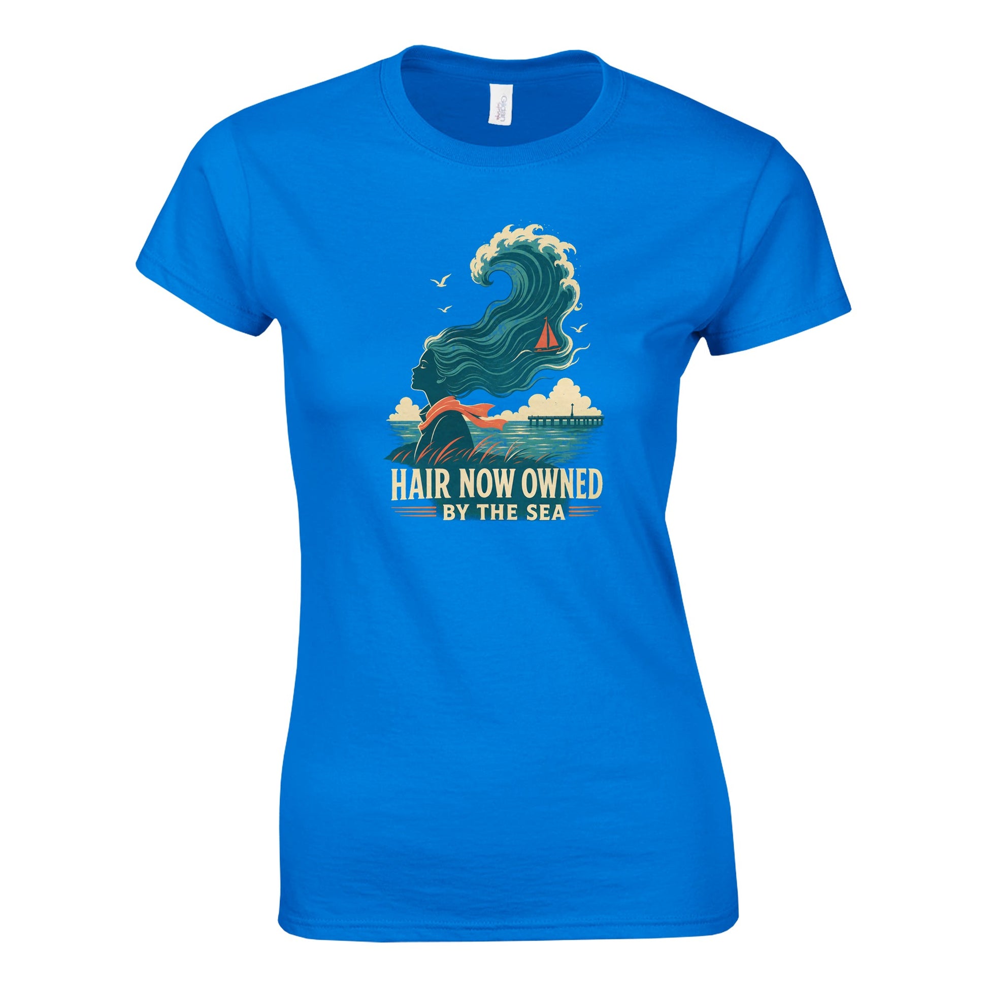 Hair Now Owned by the Sea Women's T-shirt — product view 7