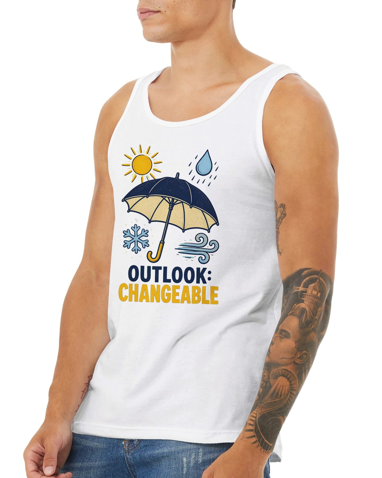 Outlook: Changeable Premium Unisex Tank Top — product view 16