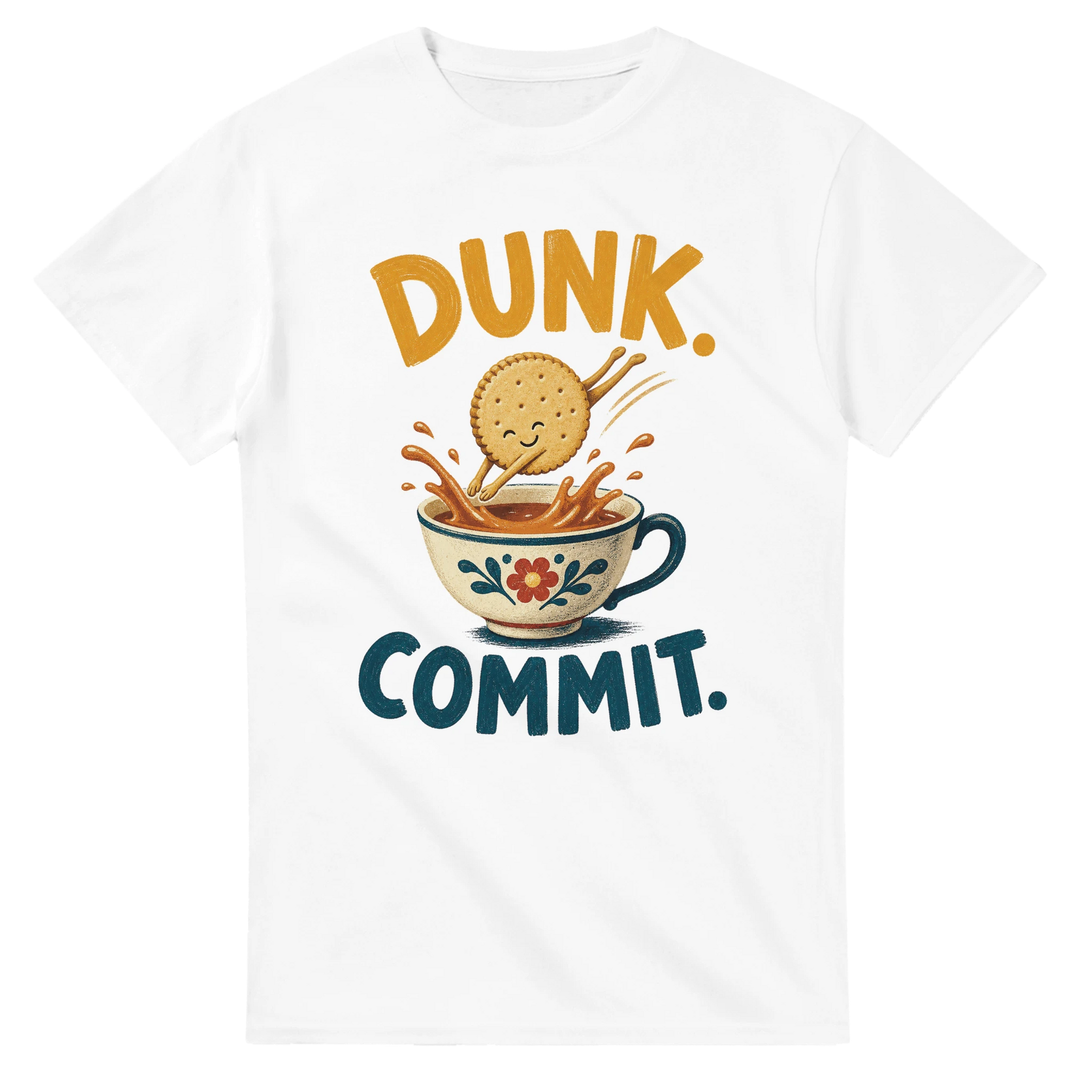 Dunk. Commit. Tea Biscuit Graphic T-shirt — product view 1