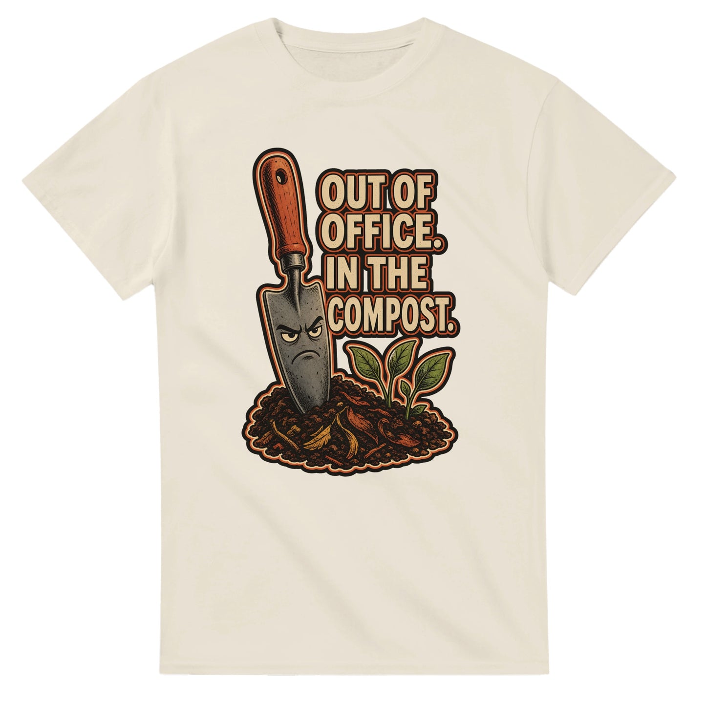 Out of Office, In the Compost T-shirt — product view 8