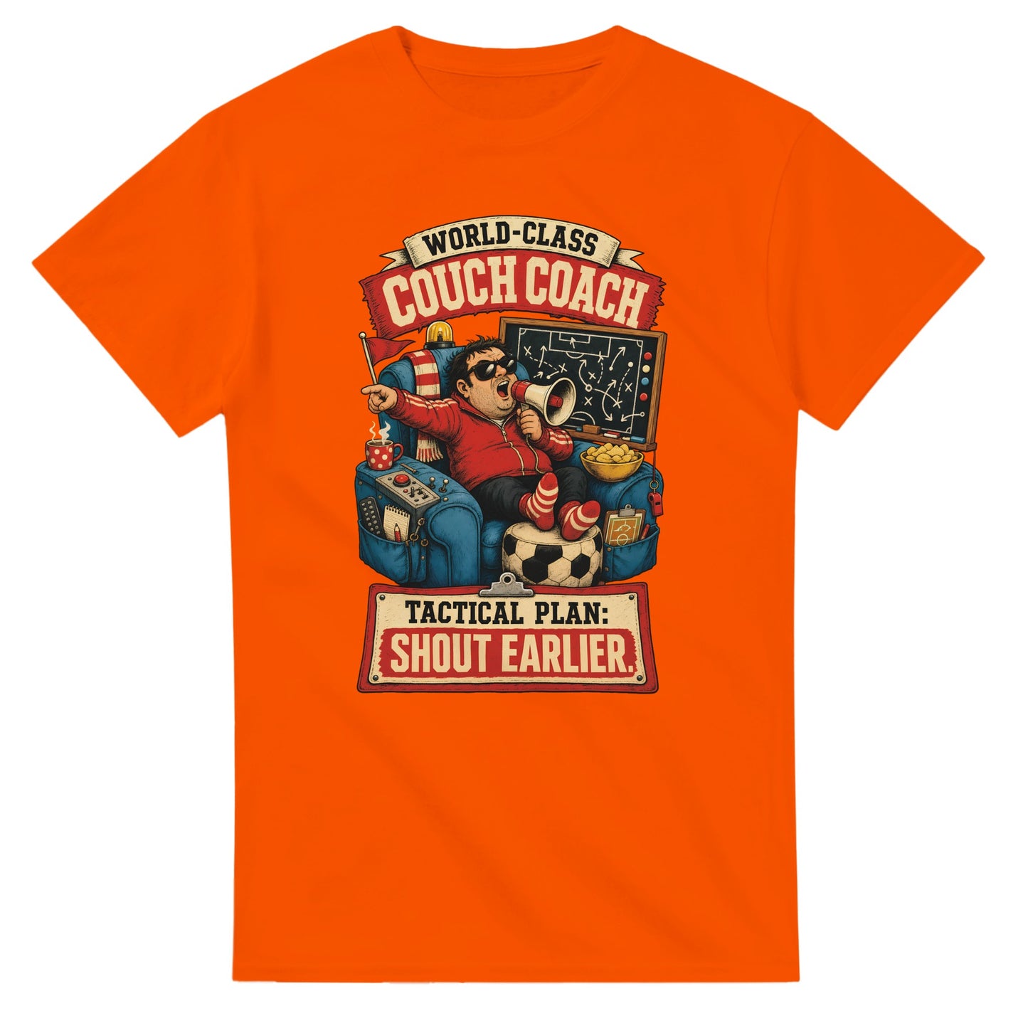 World-Class Couch Coach T-shirt — product view 7