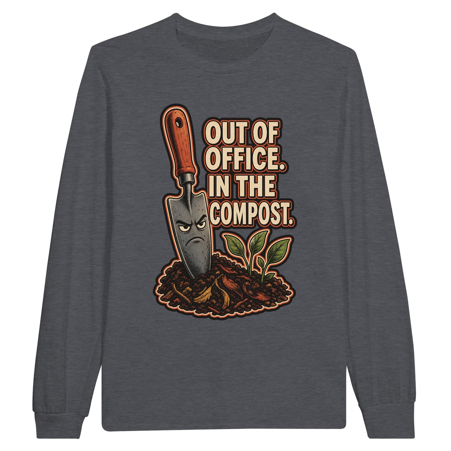 Out of Office, In the Compost Long-Sleeve T-shirt — product view 2
