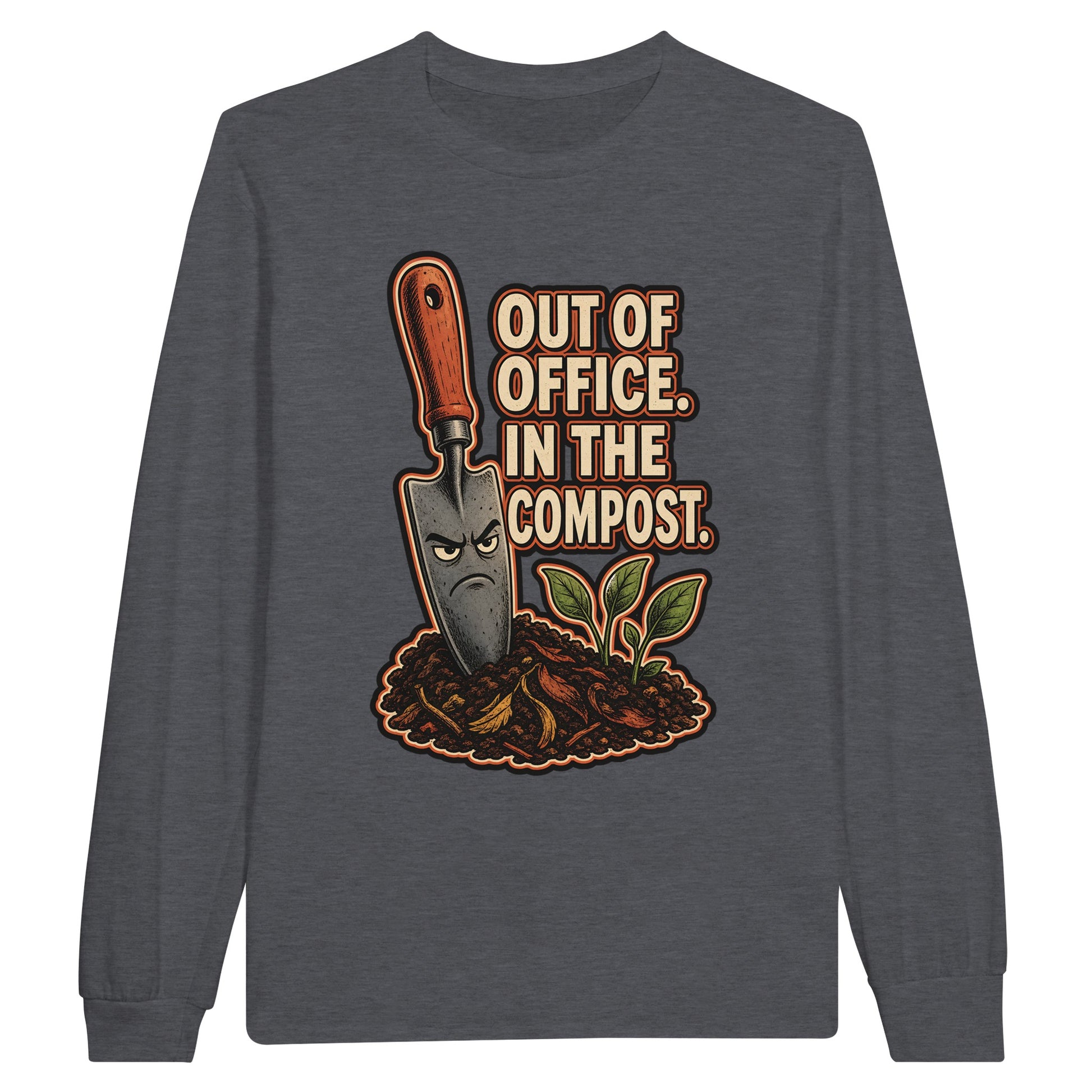 Out of Office, In the Compost Long-Sleeve T-shirt — product view 2