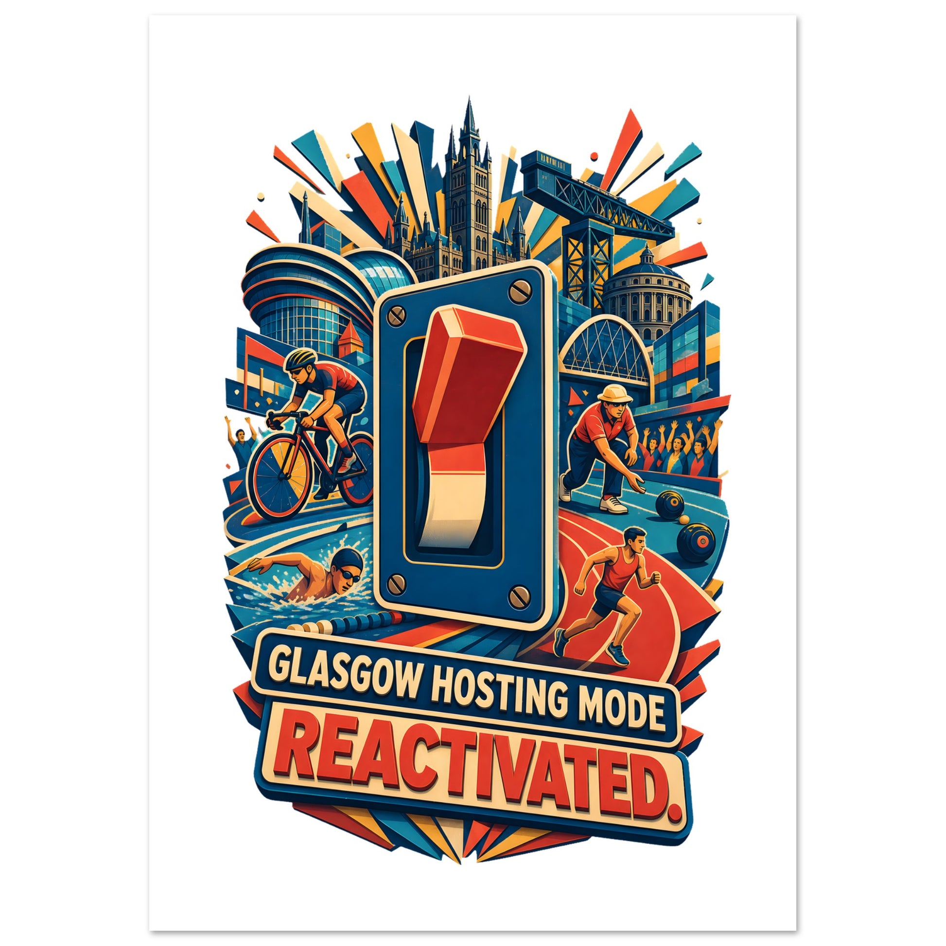 Glasgow Hosting Mode — Reactivated Poster — product view 1