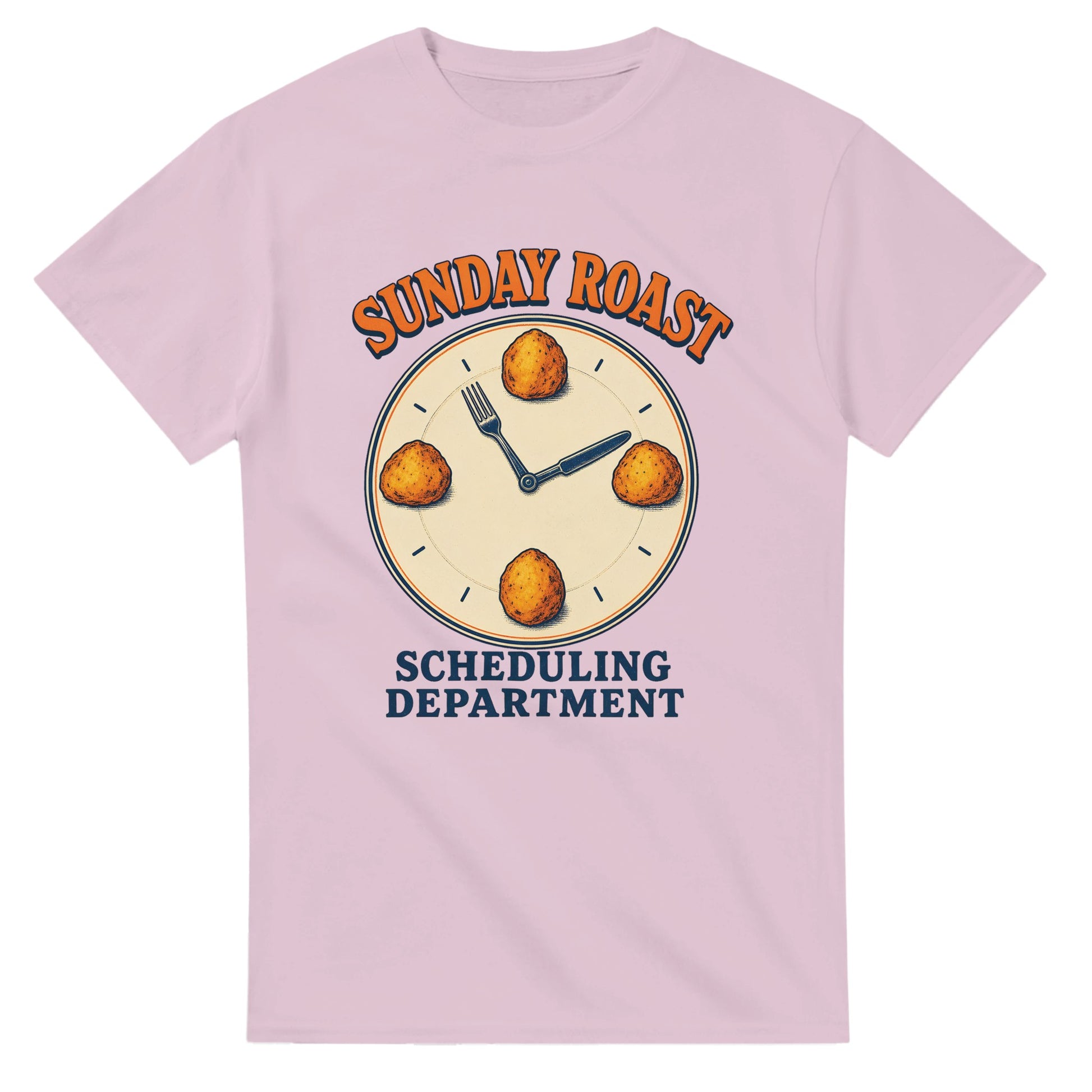 Sunday Roast Scheduling Department T-shirt — product view 4