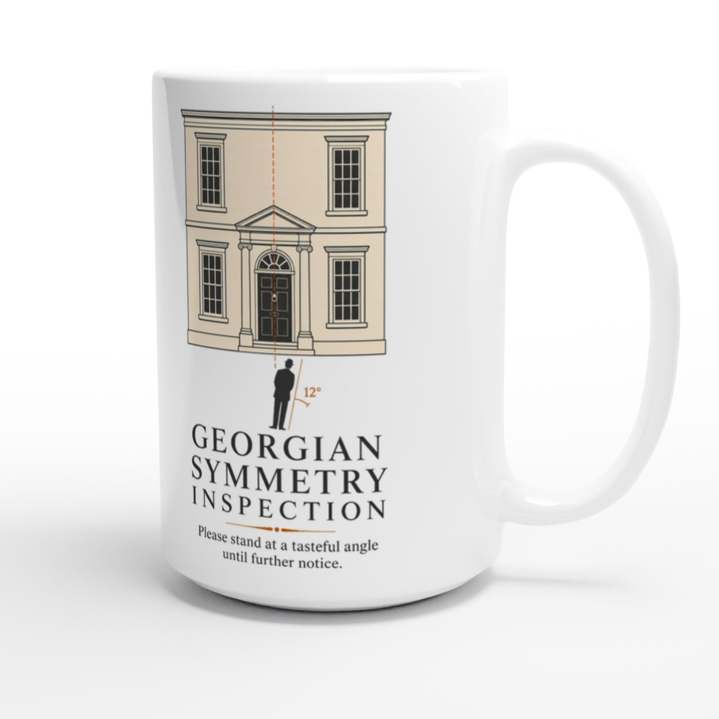 Georgian Symmetry Inspection — Bath Large Mug — product view 3