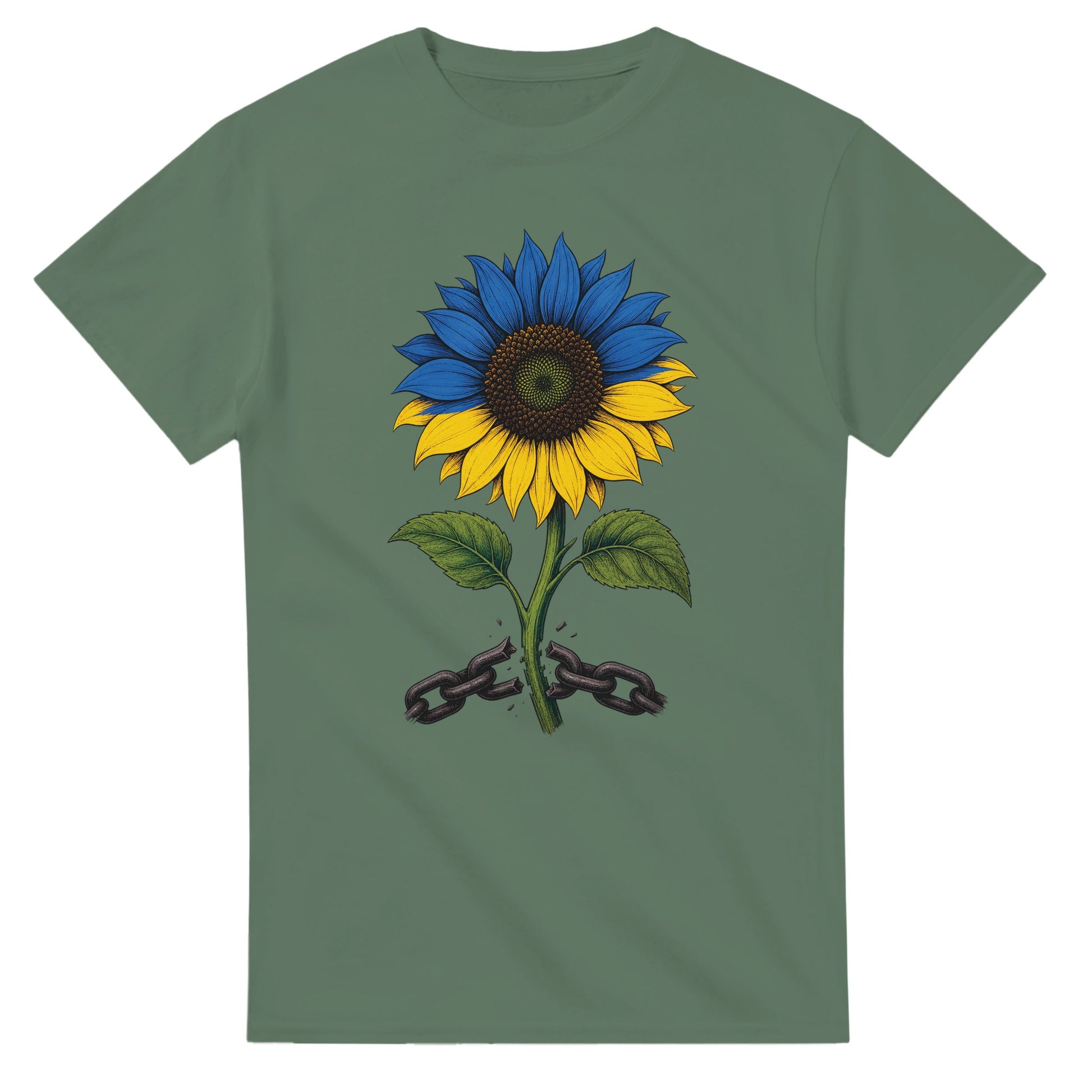 Ukraine Freedom Sunflower T-shirt — product view 13
