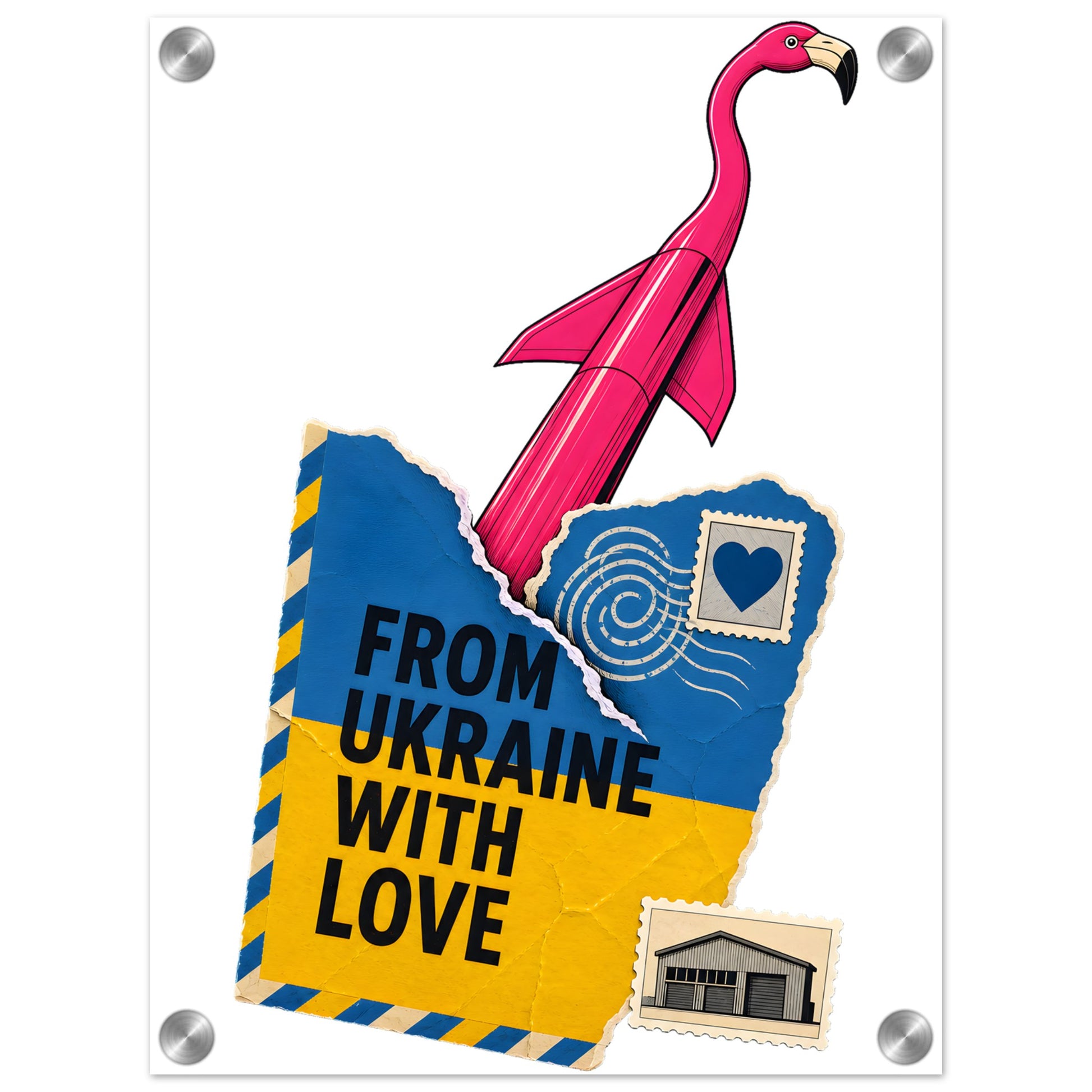 From Ukraine With Love Acrylic Print — product view 1