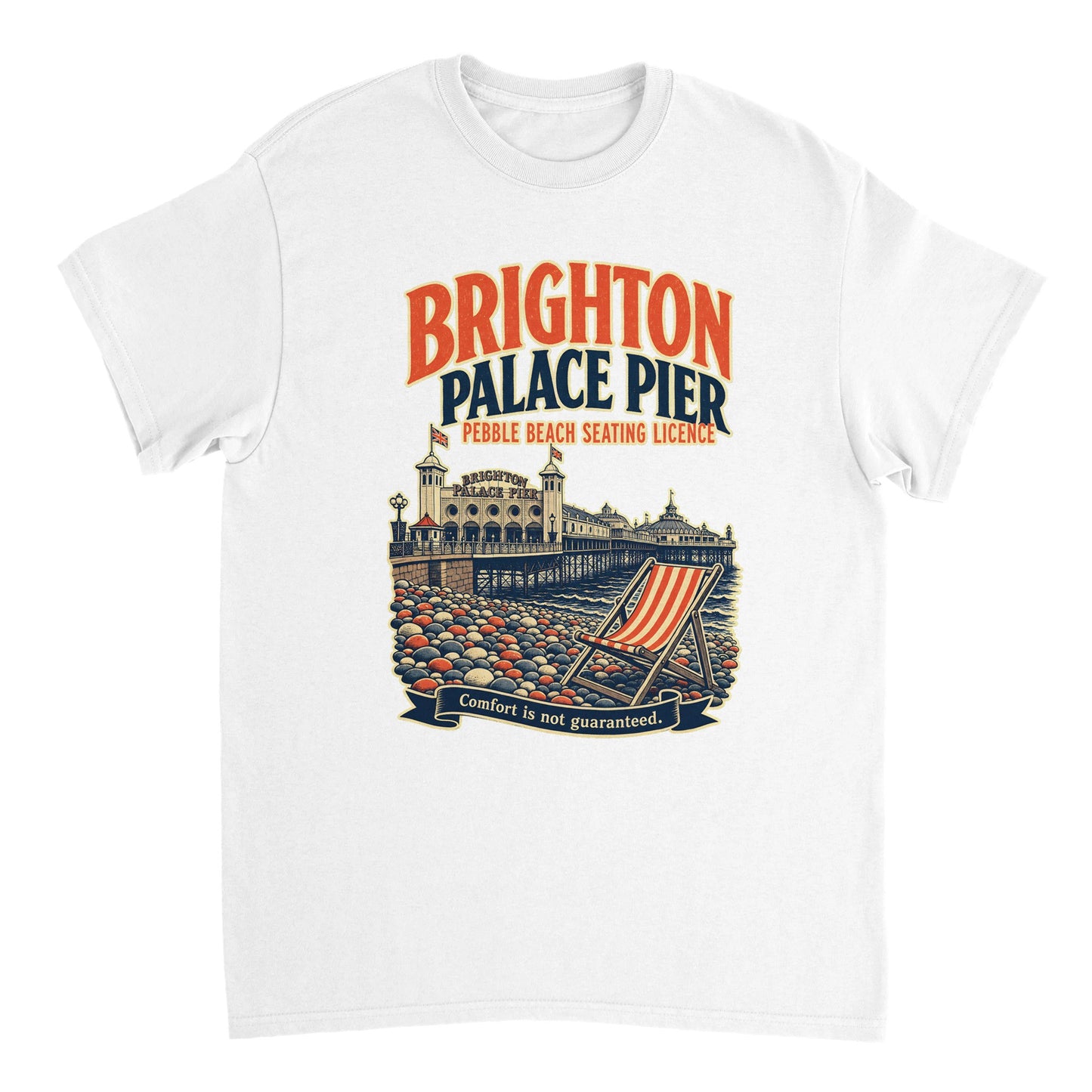 Brighton Pebble Beach Seating Licence T-shirt — product view 17