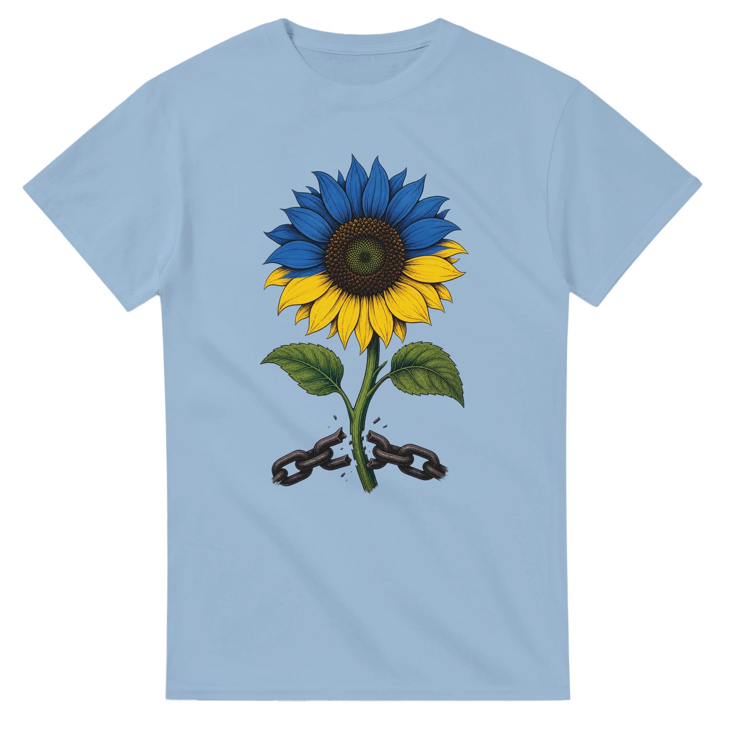 Ukraine Freedom Sunflower T-shirt — product view 15