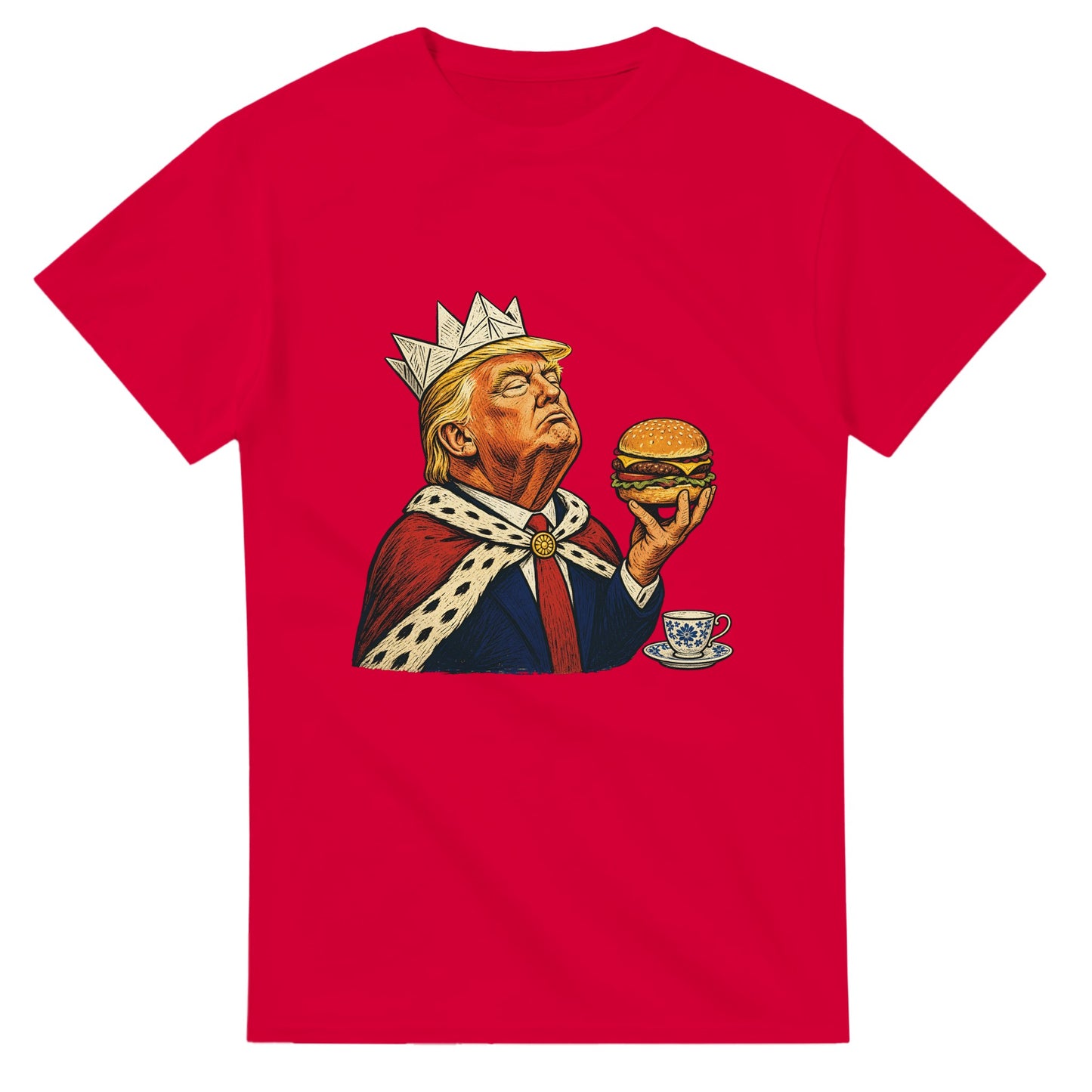 The Very Temporary Monarch — Trump Satire T-shirt — product view 9