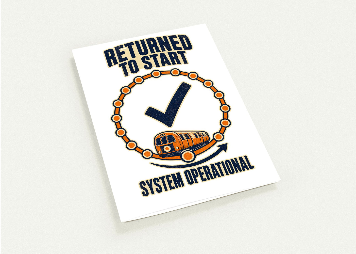 Glasgow Subway: System Operational Greeting Card Pack — product view 4