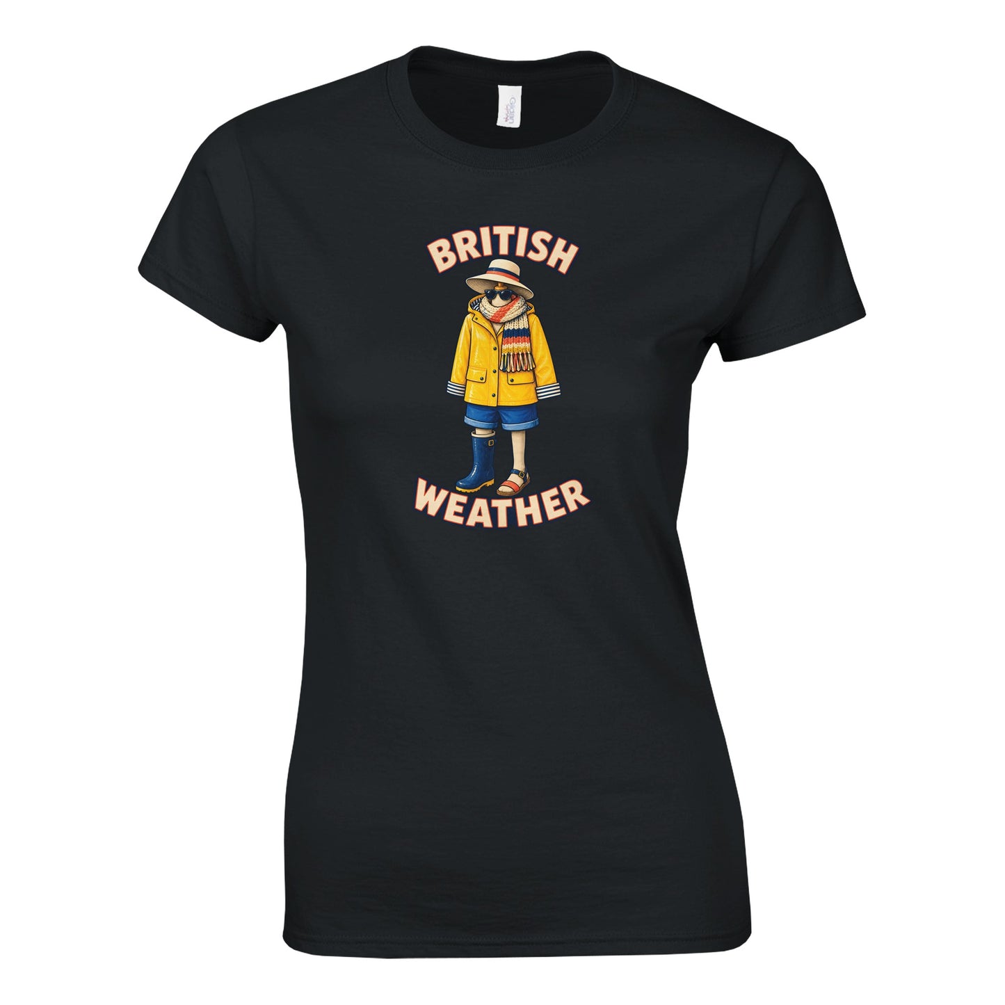 British Weather All-Weather Outfit Women's T-shirt — product view 6