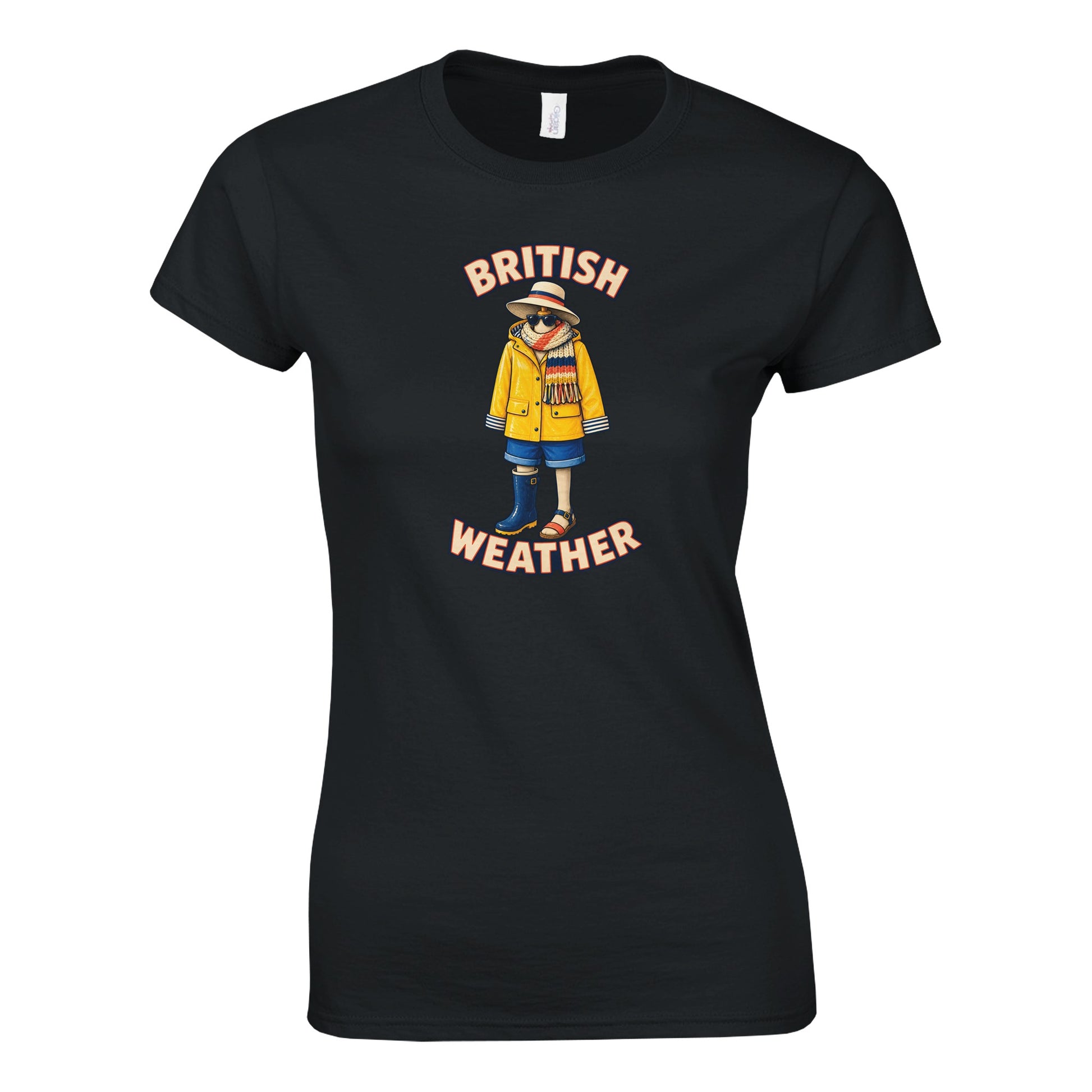 British Weather All-Weather Outfit Women's T-shirt — product view 6