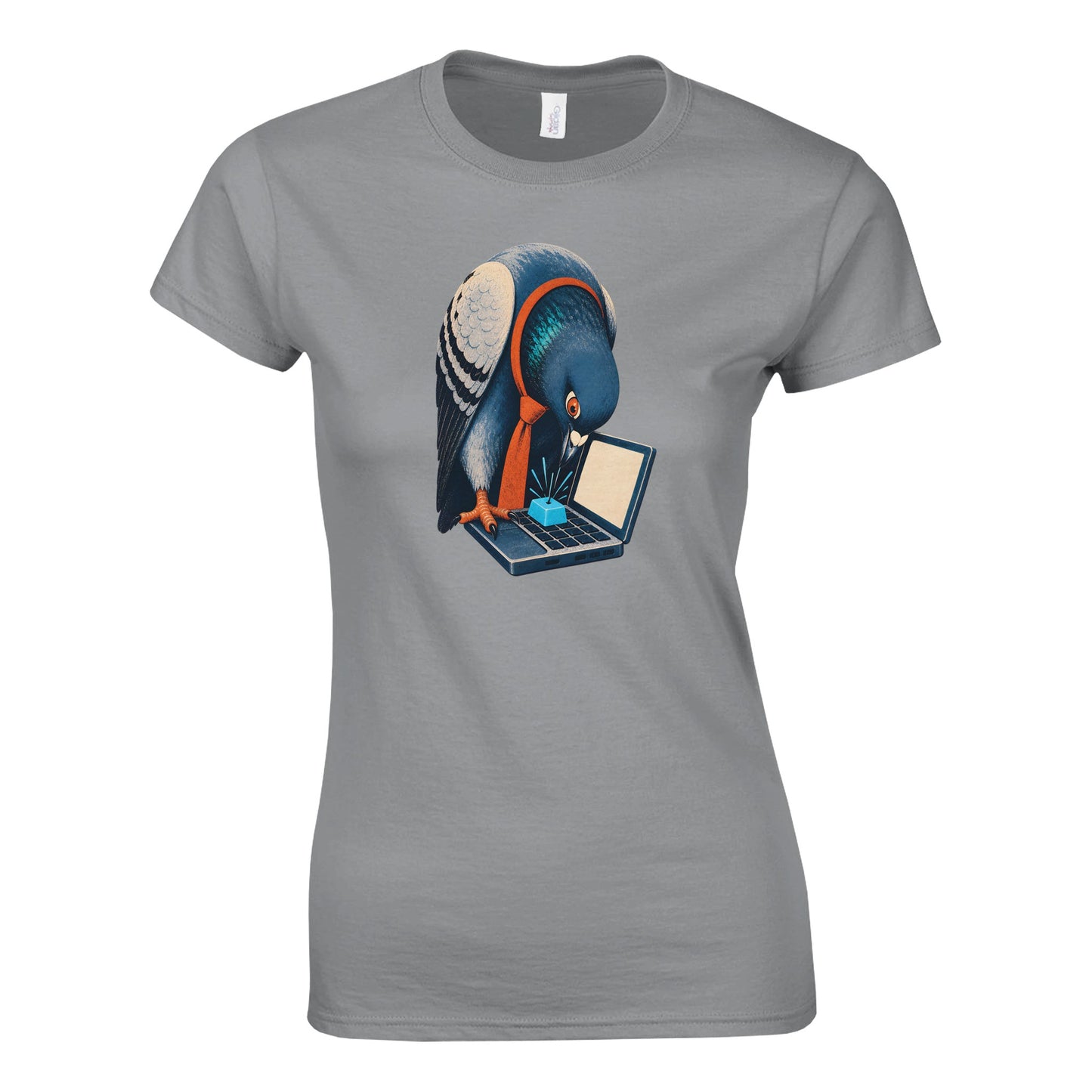 Pigeon Hits Send Women's T-shirt — product view 10