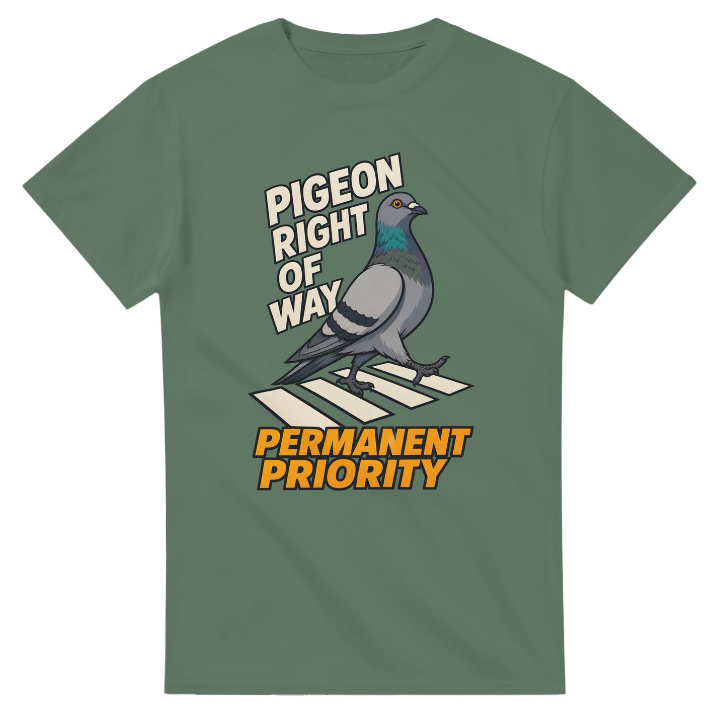 Pigeon Right of Way T-shirt — product view 13