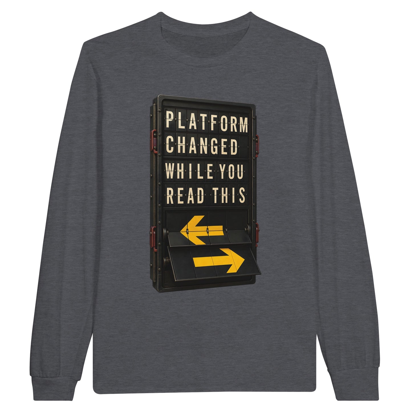 Platform Changed While You Read This Long-Sleeve T-shirt — product view 2