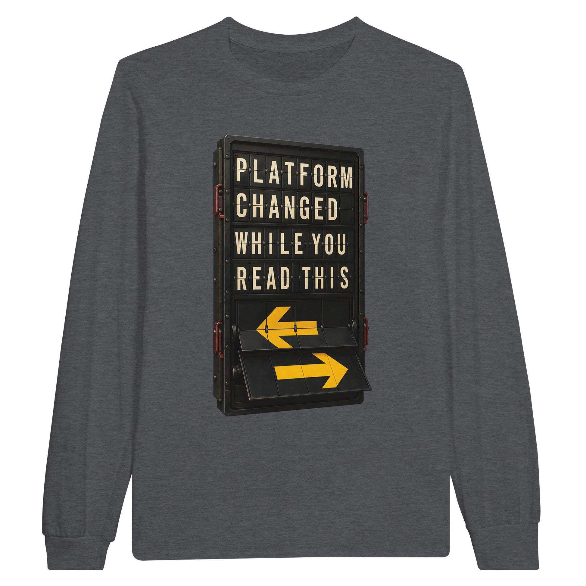 Platform Changed While You Read This Long-Sleeve T-shirt — product view 2