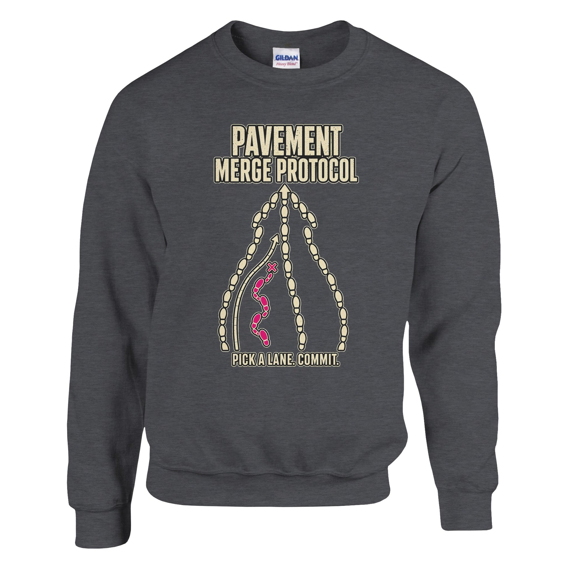 Pavement Merge Protocol — Pick a Lane Sweatshirt — product view 10