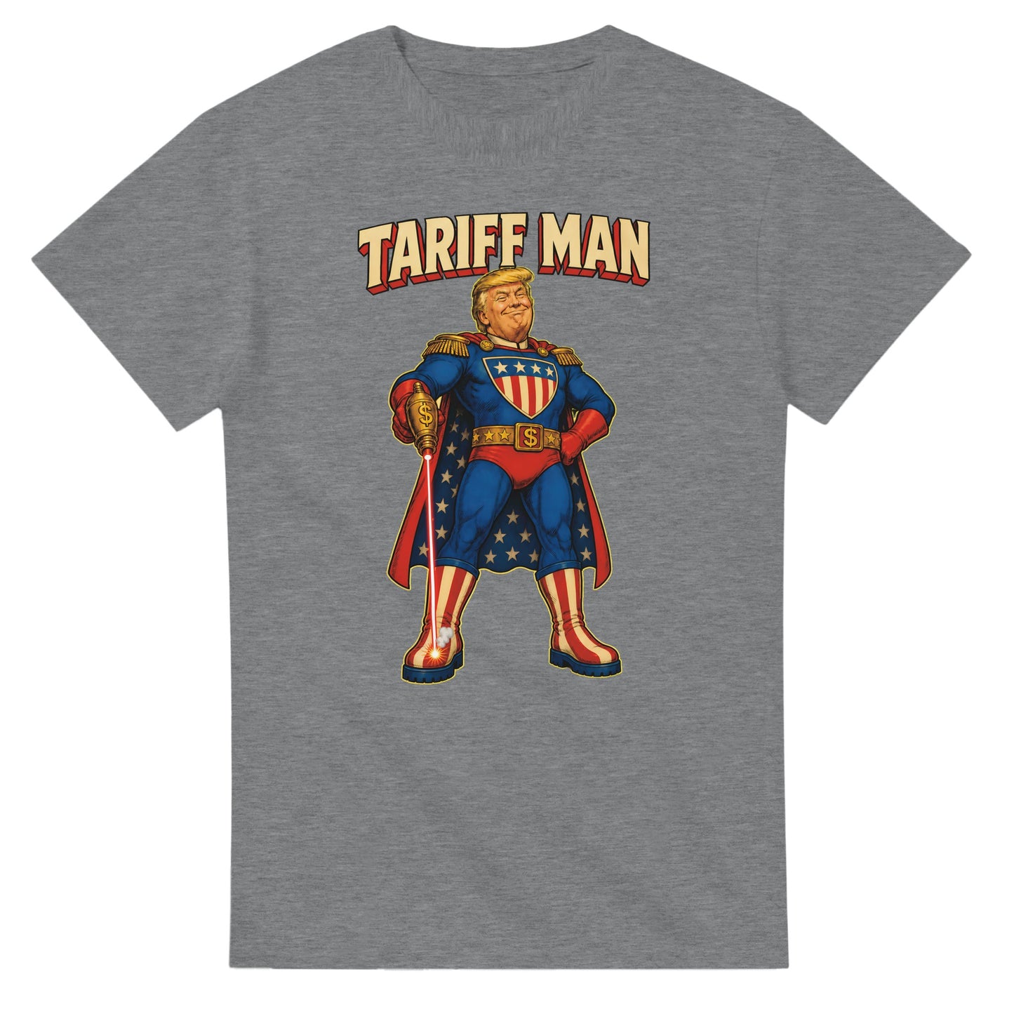 Tariff Man – Self-Shot Satire T-shirt — product view 12