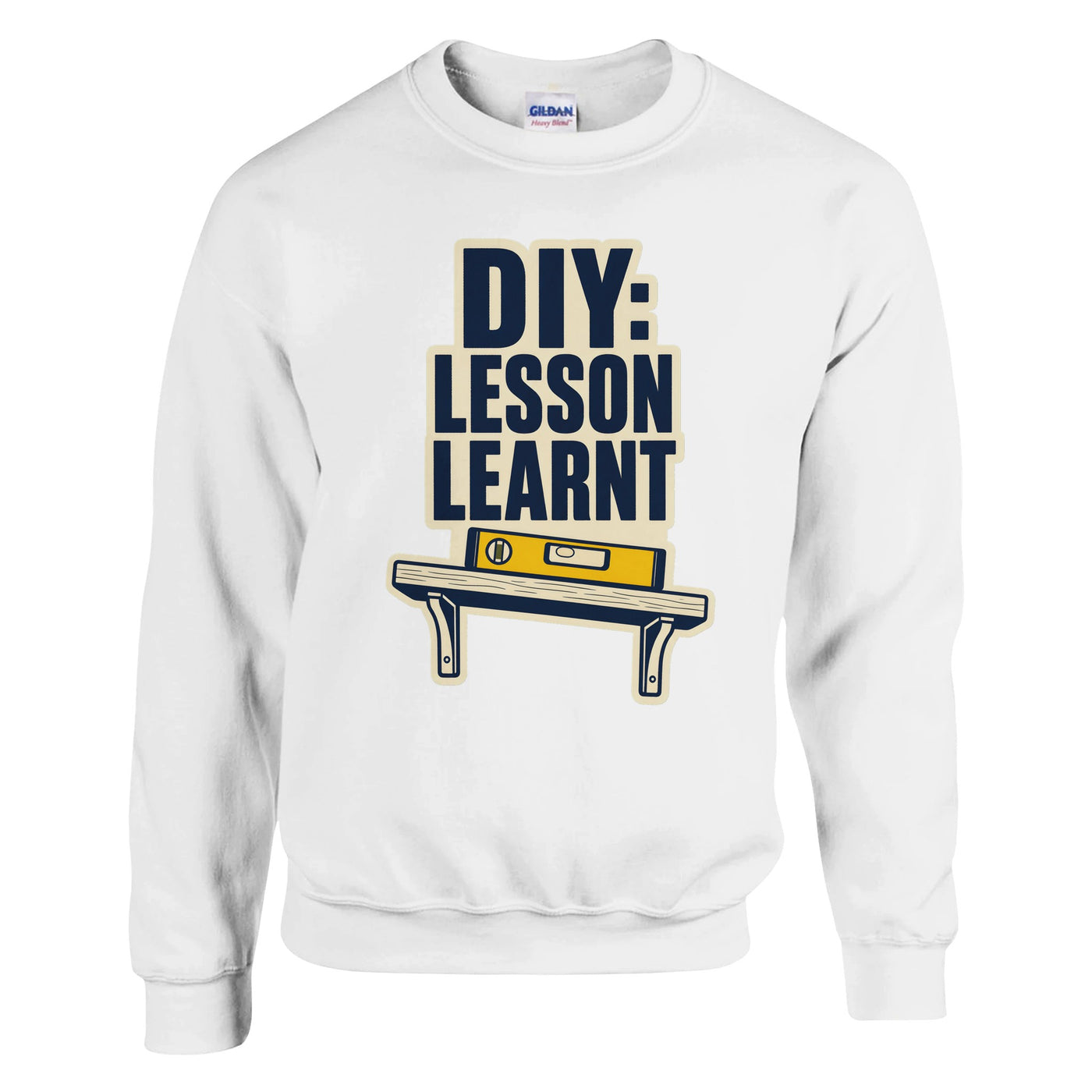 DIY: Lesson Learnt Wonky Shelf Graphic Sweatshirt