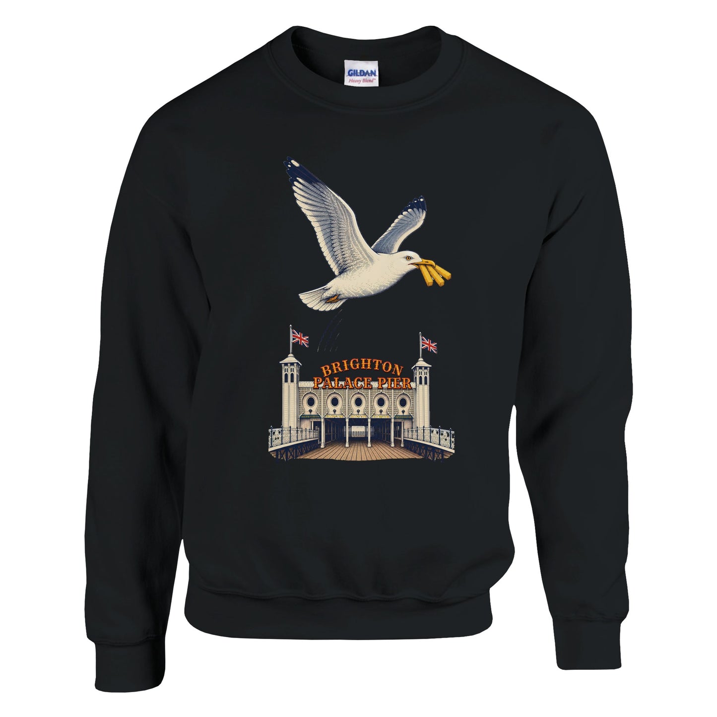 Brighton Palace Pier Chip Heist Sweatshirt — product view 5