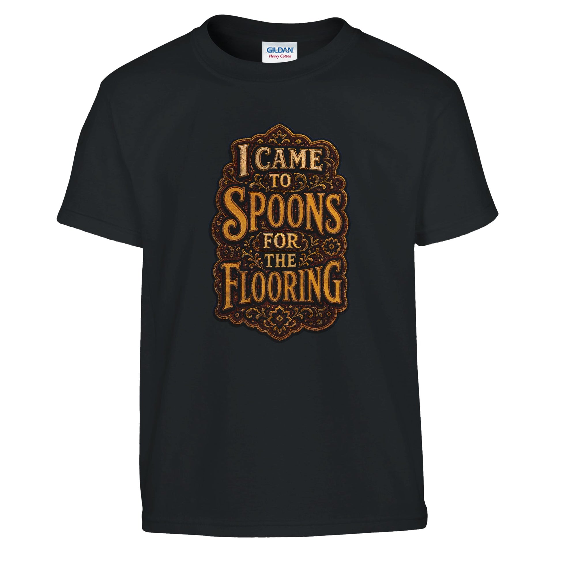 I Came to Spoons for the Flooring Kids' T-shirt — product view 2