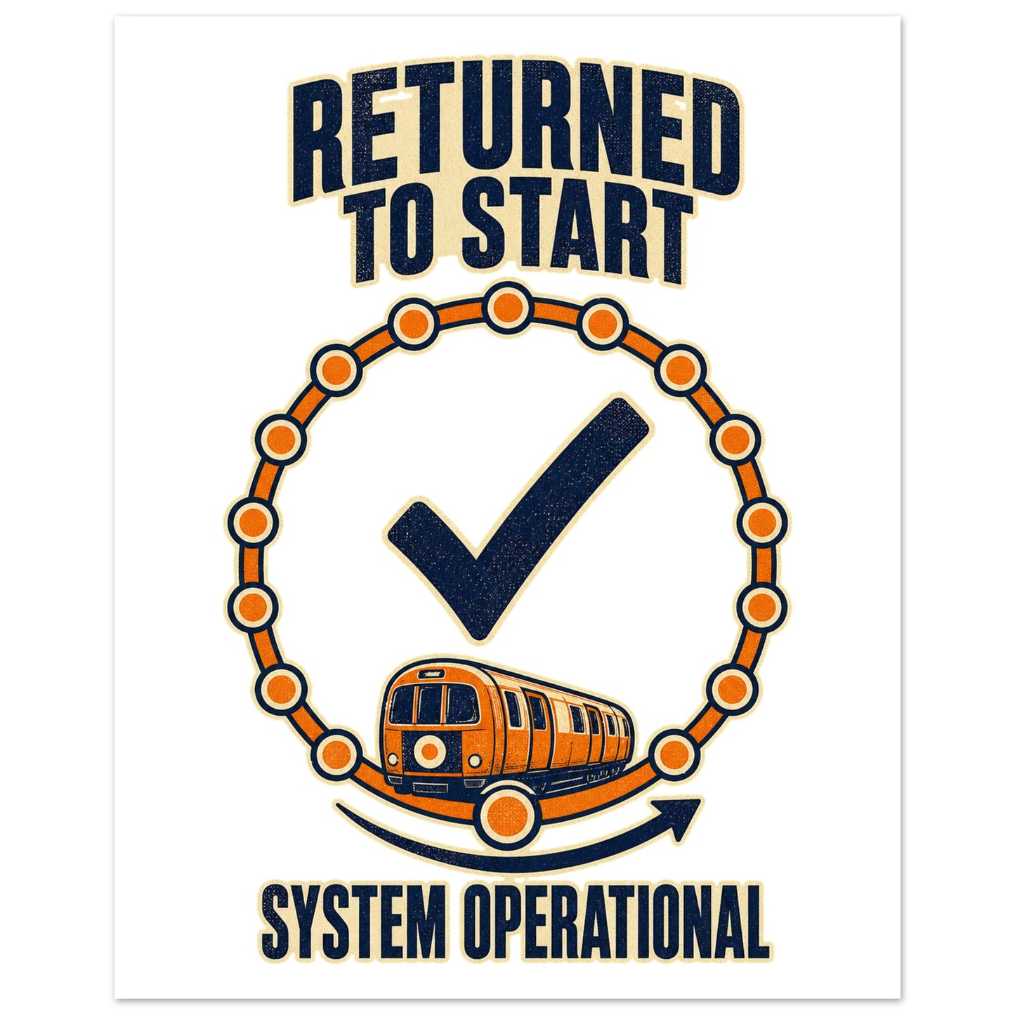 Glasgow Subway: System Operational Poster — product view 3