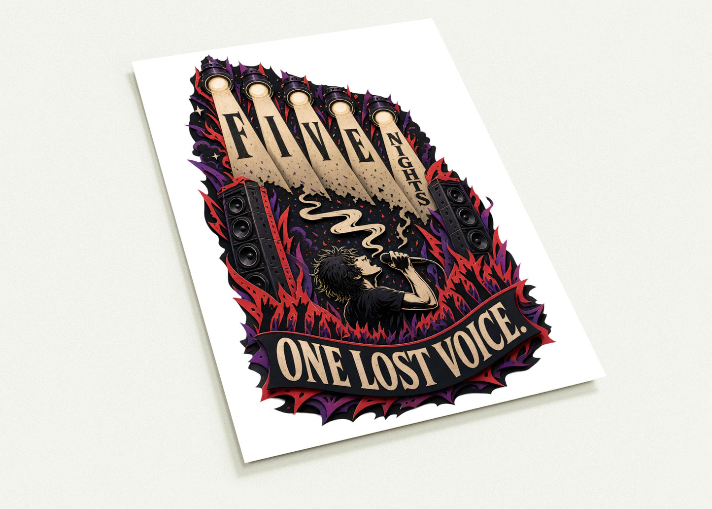 Five Nights, One Lost Voice Postcard Pack — product view 2