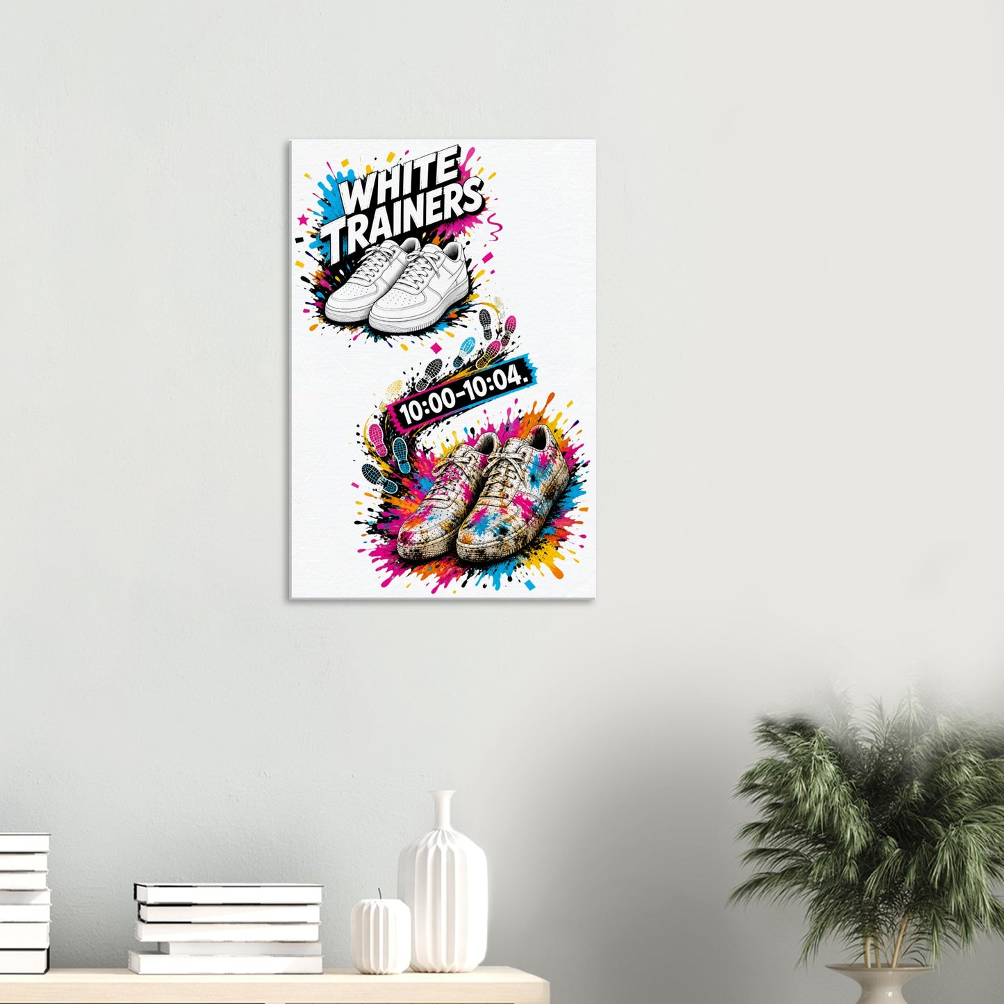 White Trainers: 10:00–10:04 Canvas — product view 4