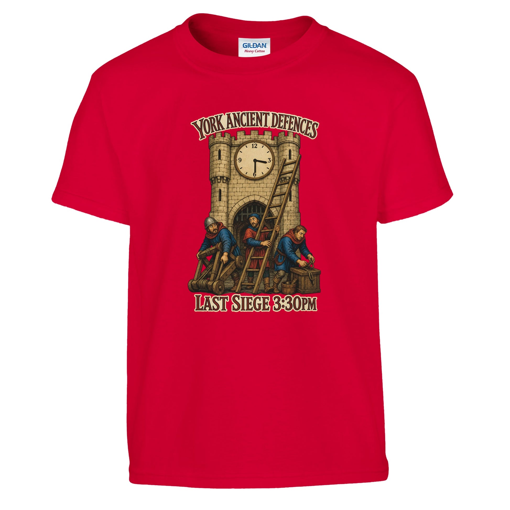 York Ancient Defences – Last Siege 3:30pm Kids' T-shirt — product view 5