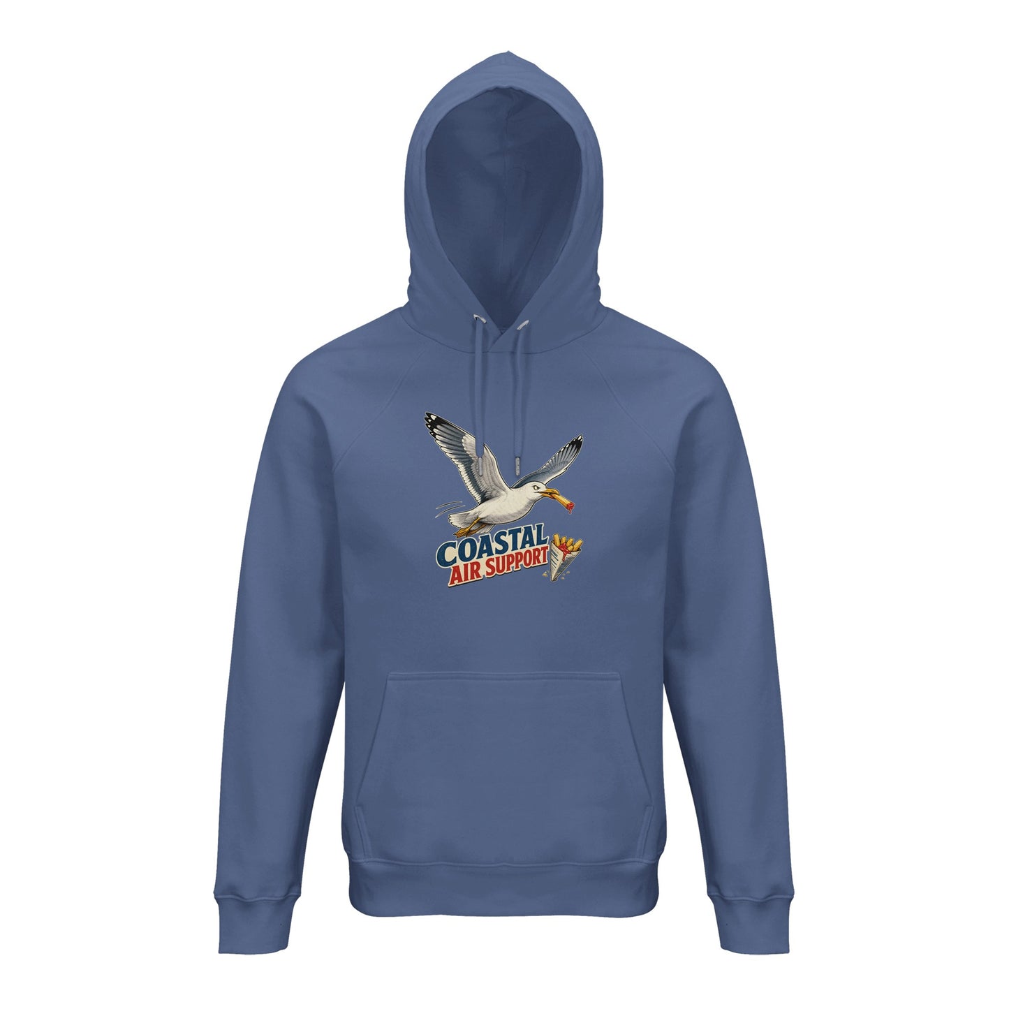 Coastal Air Support Seagull Graphic Hoodie — product view 3