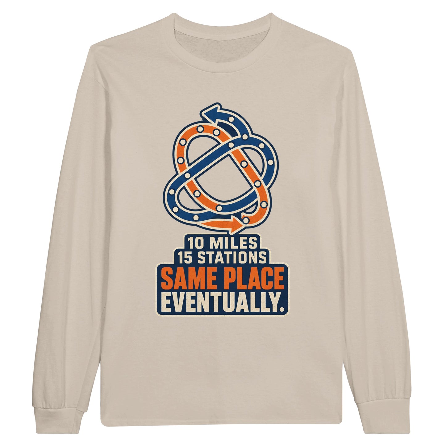 Glasgow Same Place Eventually Long-Sleeve T-shirt — product view 3