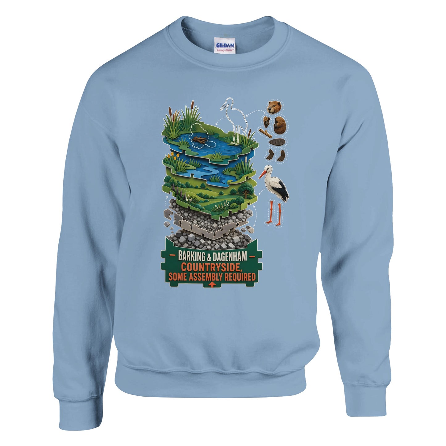 Barking & Dagenham Countryside Sweatshirt — product view 15