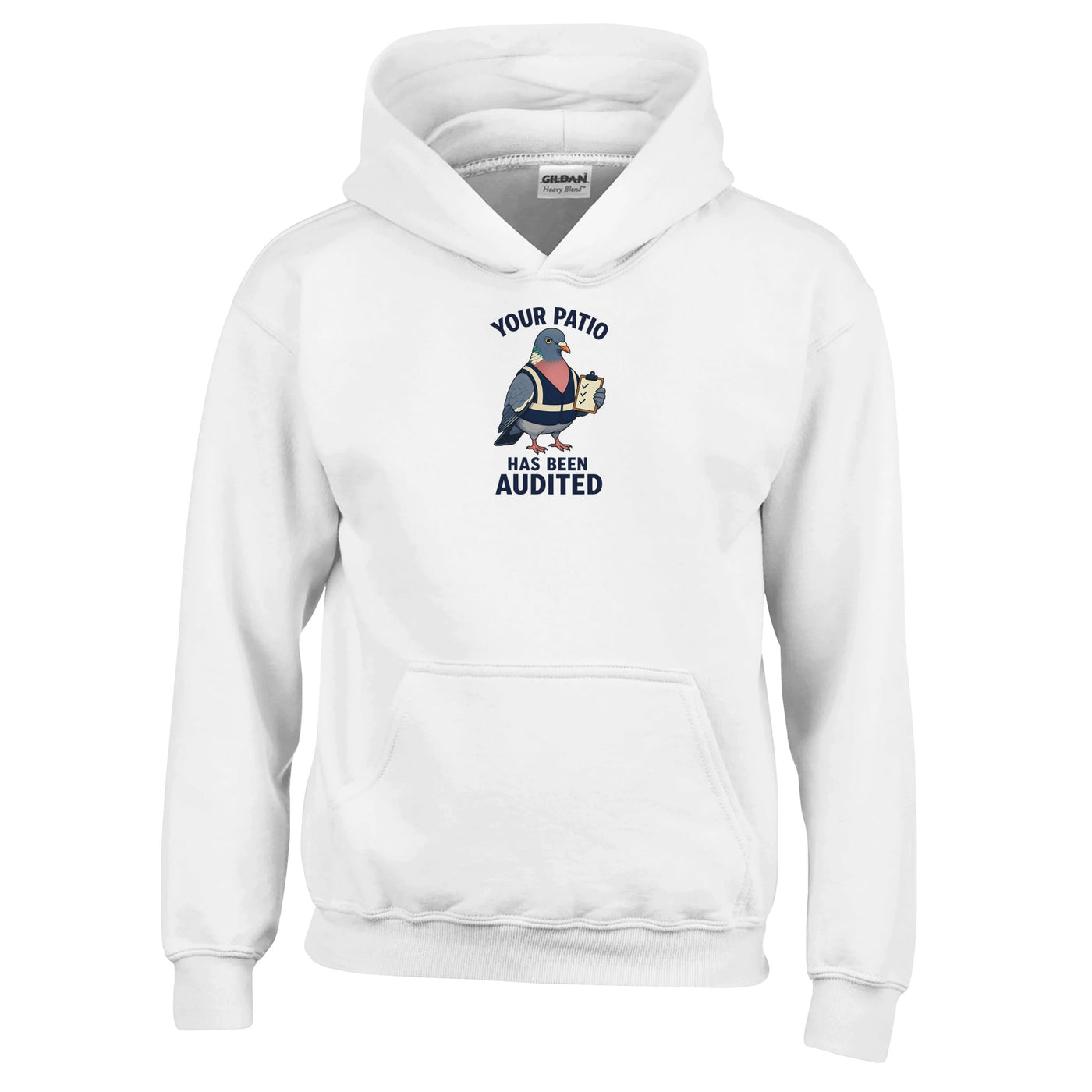 Your Patio Has Been Audited Pigeon Graphic Kids' Hoodie