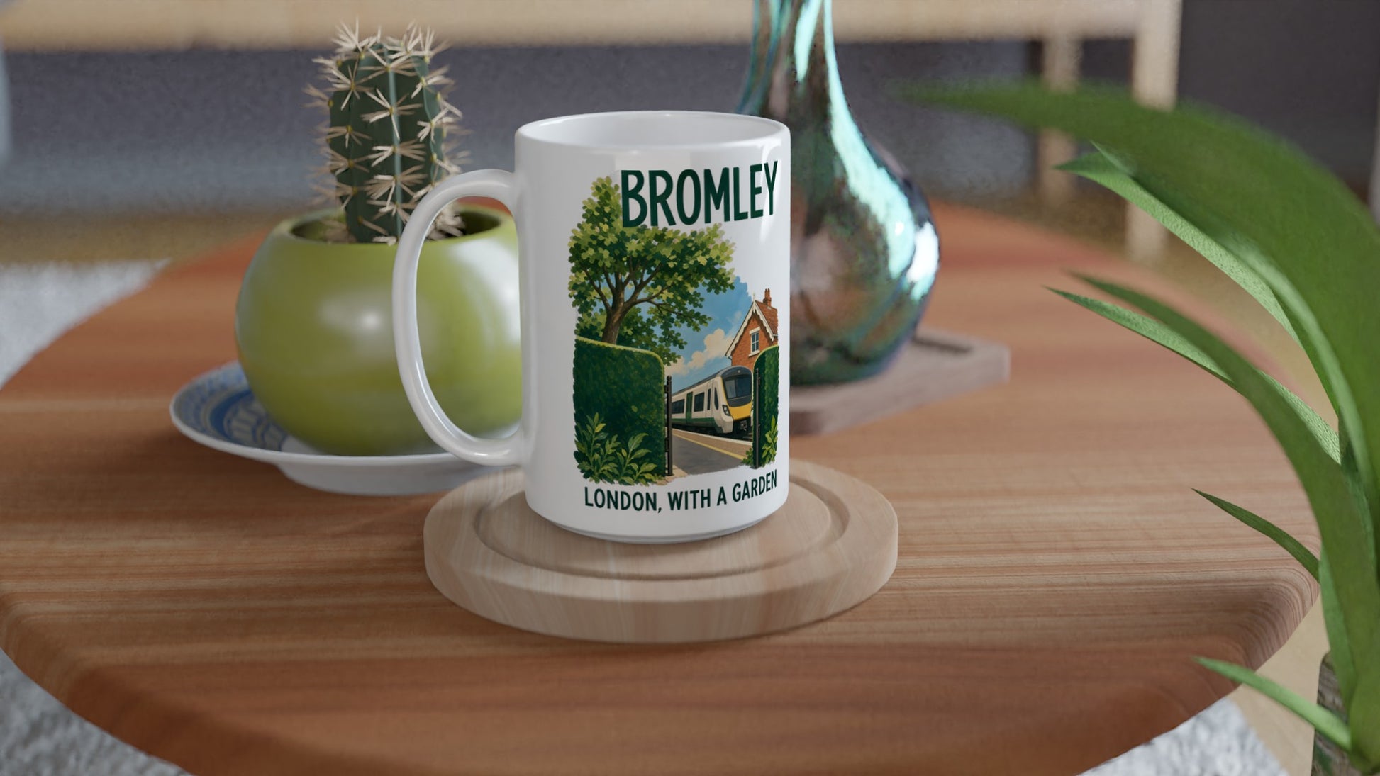 Bromley: London with a Garden Large Mug — product view 4