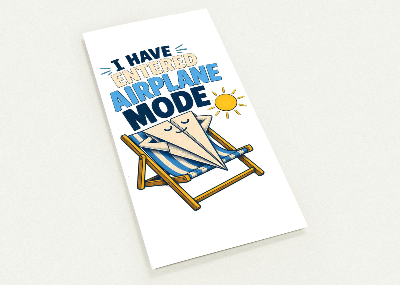 I Have Entered Airplane Mode Graphic Postcard Pack