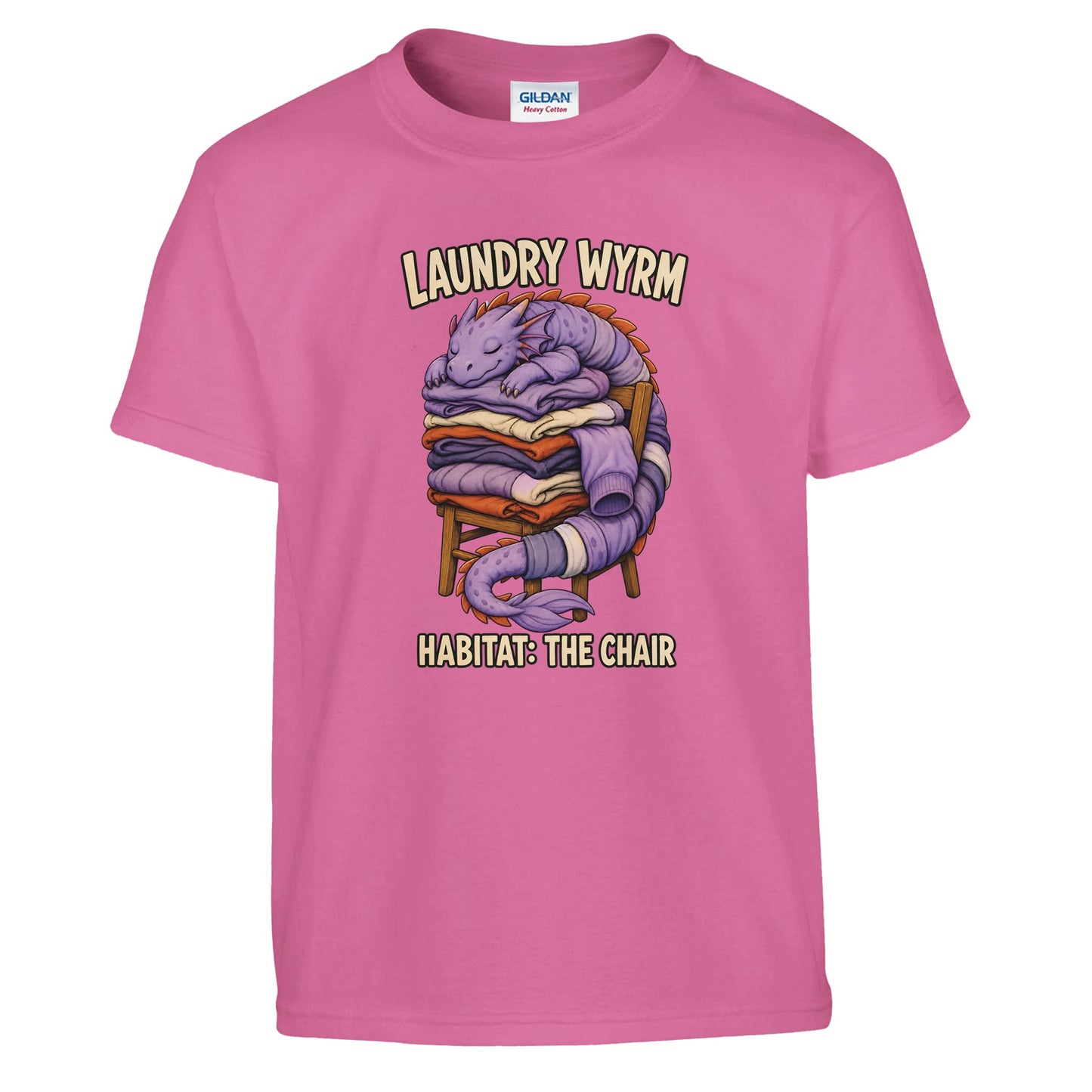 Laundry Wyrm – Habitat: The Chair Kids' T-shirt — product view 10