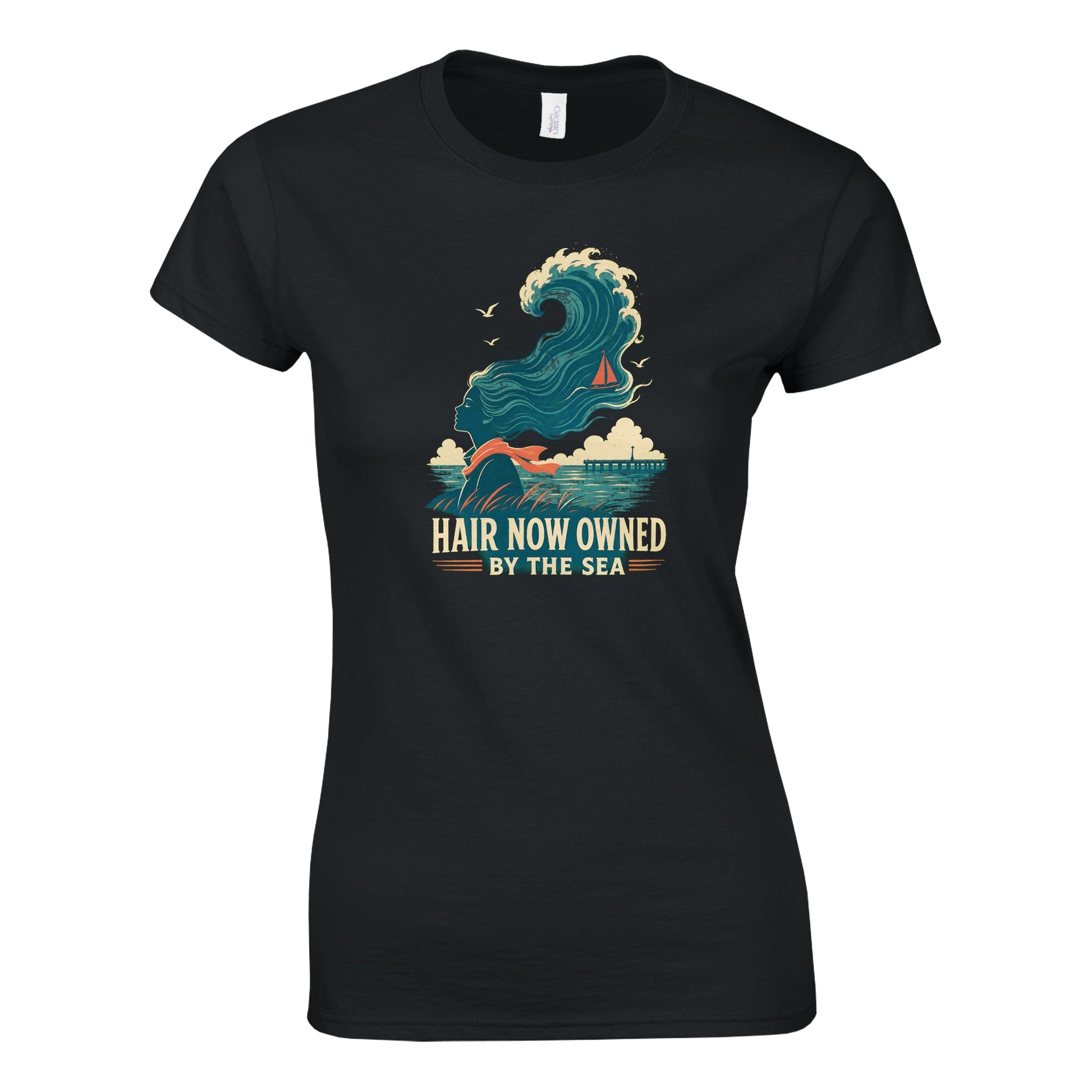 Hair Now Owned by the Sea Women's T-shirt — product view 6