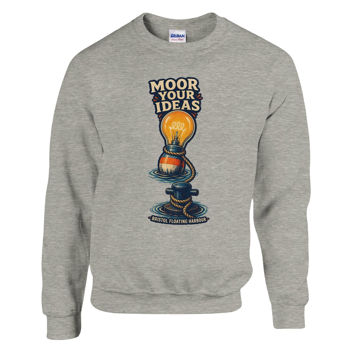 Moor Your Ideas – Bristol Floating Harbour Sweatshirt — product view 4