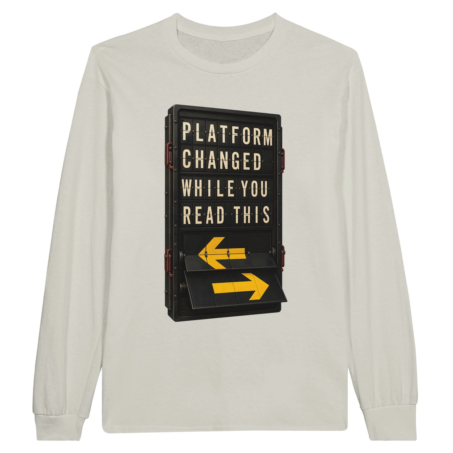 Platform Changed While You Read This Long-Sleeve T-shirt — product view 14